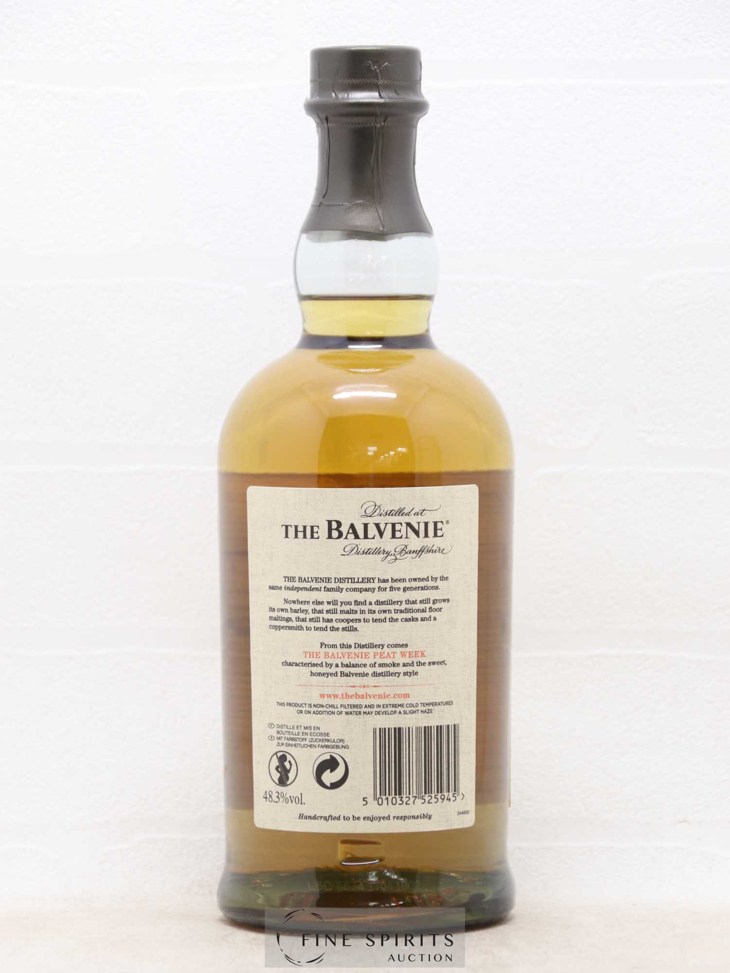 Balvenie (The) 14 years 2003 Of. Peat Week 34-52 - Lot de 1 bouteille - 2