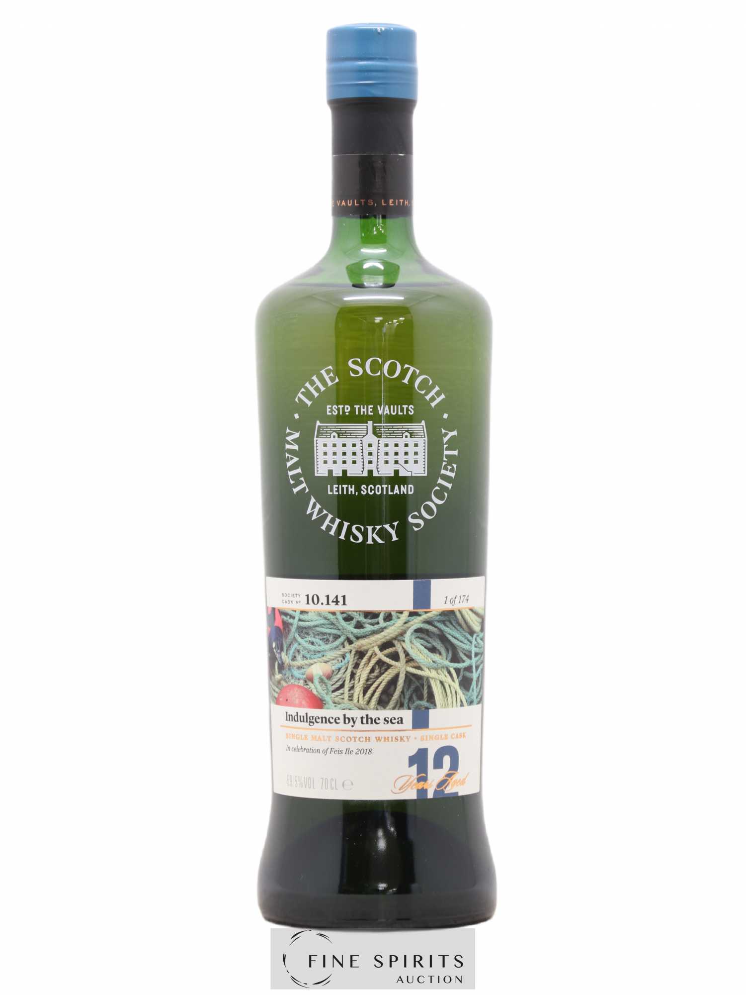 Indulgence by the Sea 12 years The Scotch Malt Whisky Society Cask n°10.141 - One of 174 Feis Ile 2018 - Lotto di 1 bottiglia - 0