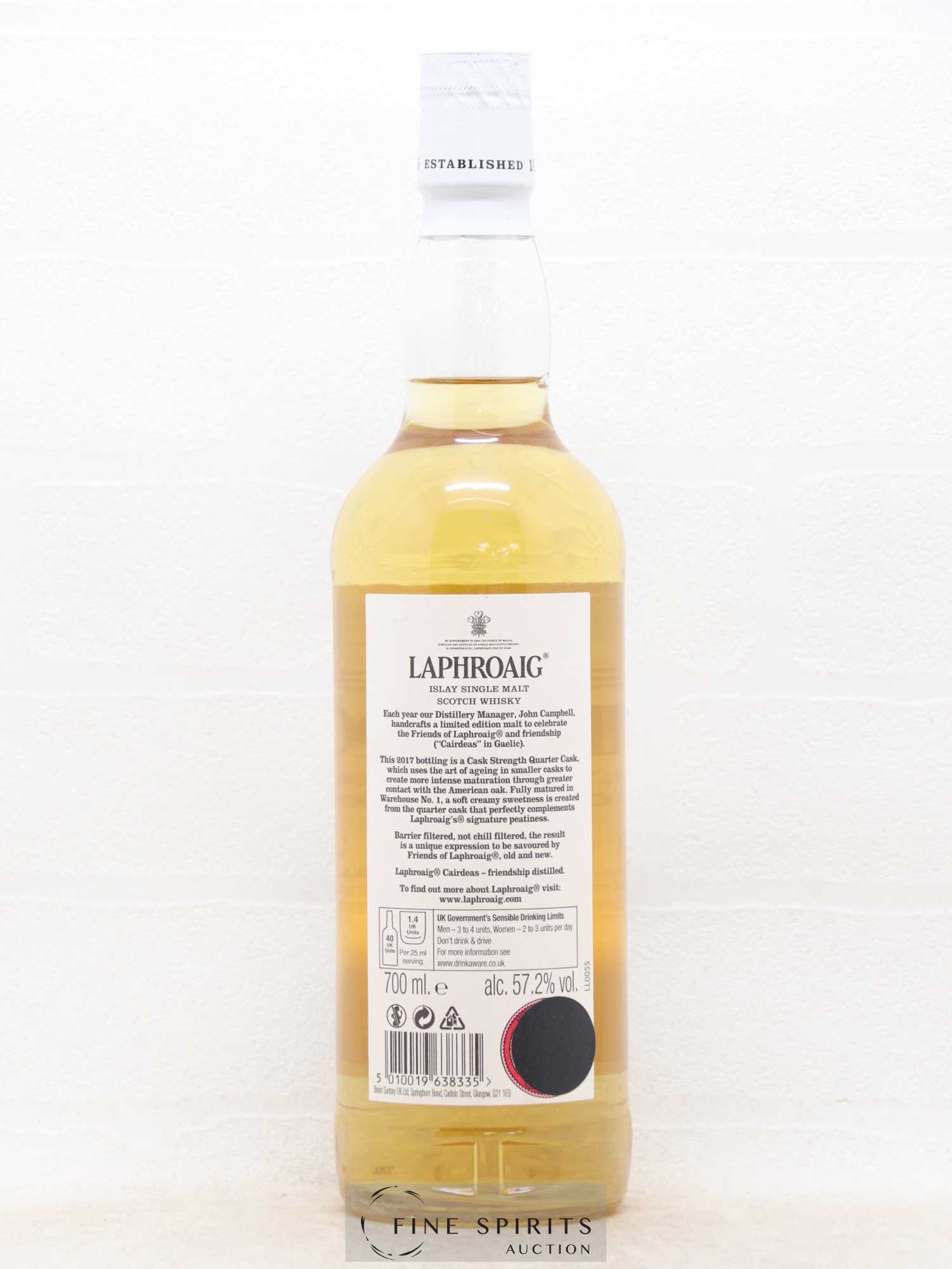 Laphroaig Of. Cairdeas Cask Strength Quarter Cask - Lot de 1 bouteille - 1