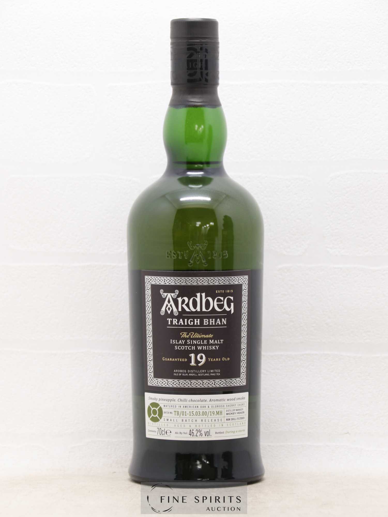 Ardbeg 19 years Of. Traigh Bhan TB-01-15.03.00-19.MH The Ultimate - Lot de 1 bouteille - 1