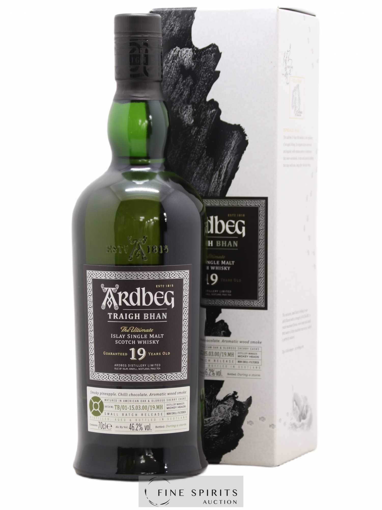 Ardbeg 19 years Of. Traigh Bhan TB-01-15.03.00-19.MH The Ultimate - Lot de 1 bouteille - 0