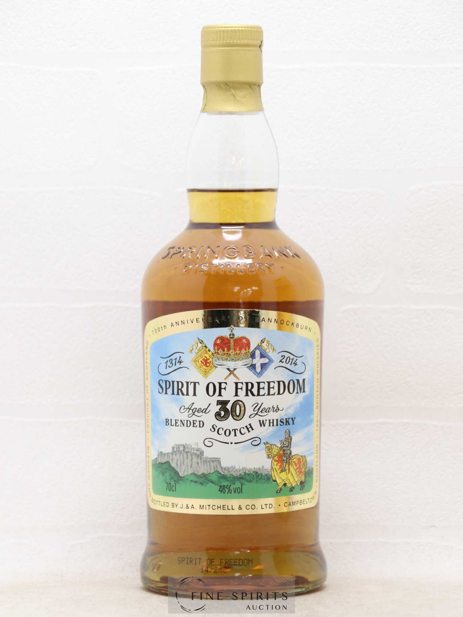 Spirit of Freedom 30 years Of. One of 2014 bottles - Lot de 1 bouteille - 1