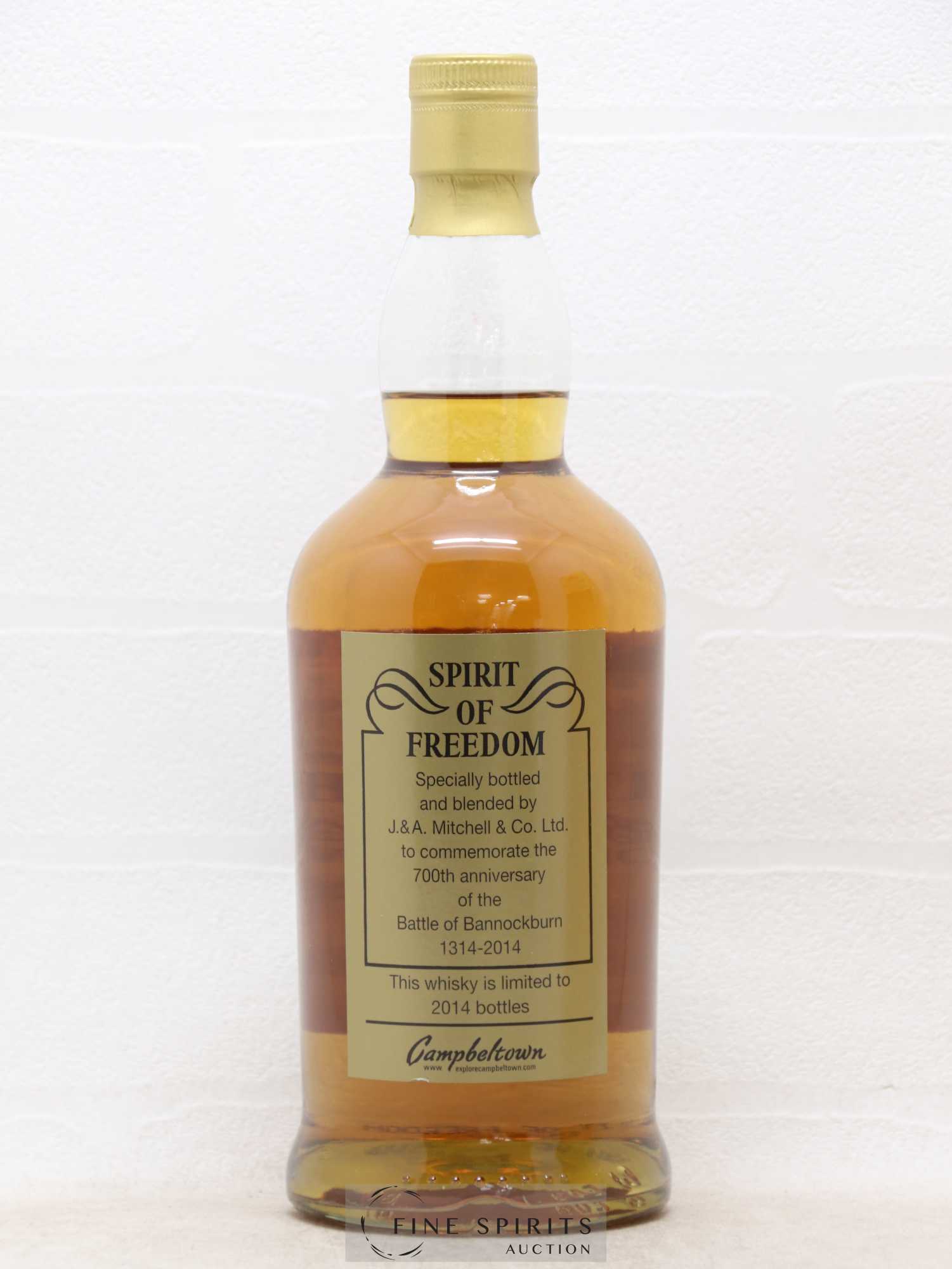 Spirit of Freedom 30 years Of. One of 2014 bottles - Lot de 1 bouteille - 2