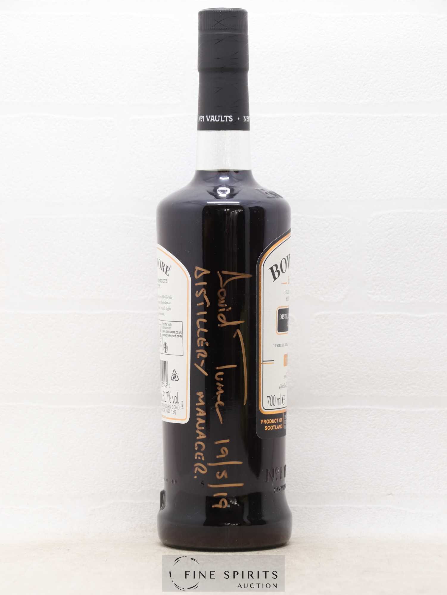 Bowmore 1997 Of. Vintage One of 3000 - bottled 2019 Distillery Manager's Selection - Lot of 1 bottle - 2