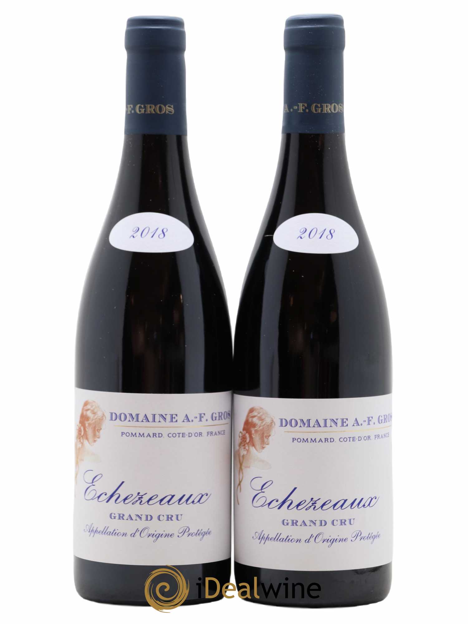 Echezeaux Grand Cru A.-F. Gros 2018 - Lot de 2 bouteilles - 0