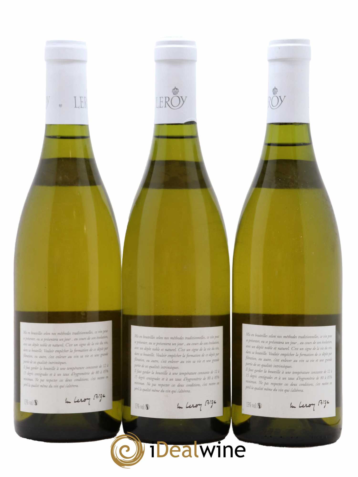 Meursault 1er Cru Blagny Leroy SA 2009 - Lot de 3 bouteilles - 1