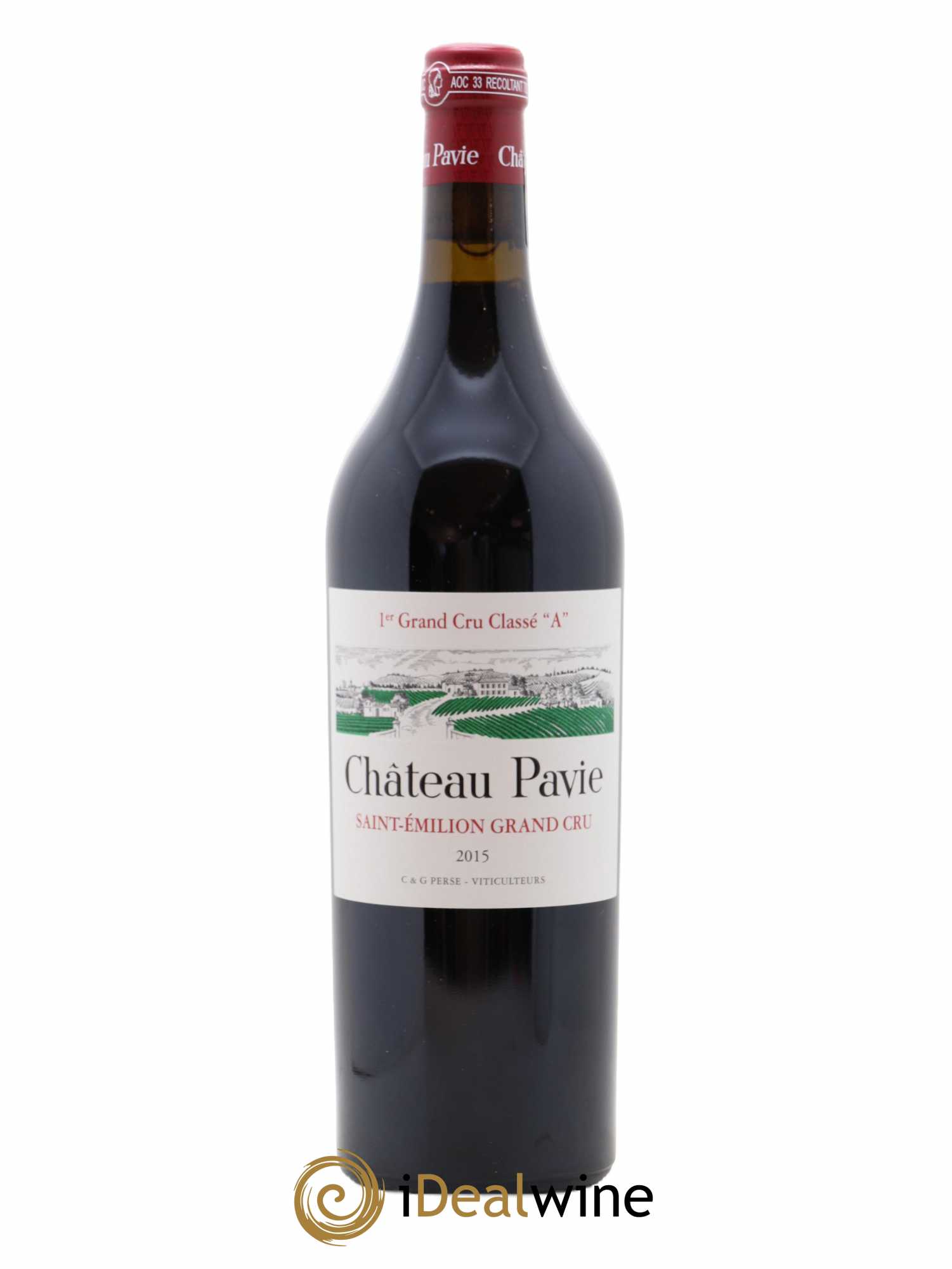 Château Pavie 1er Grand Cru Classé A 2015 - Lot de 1 bouteille - 0