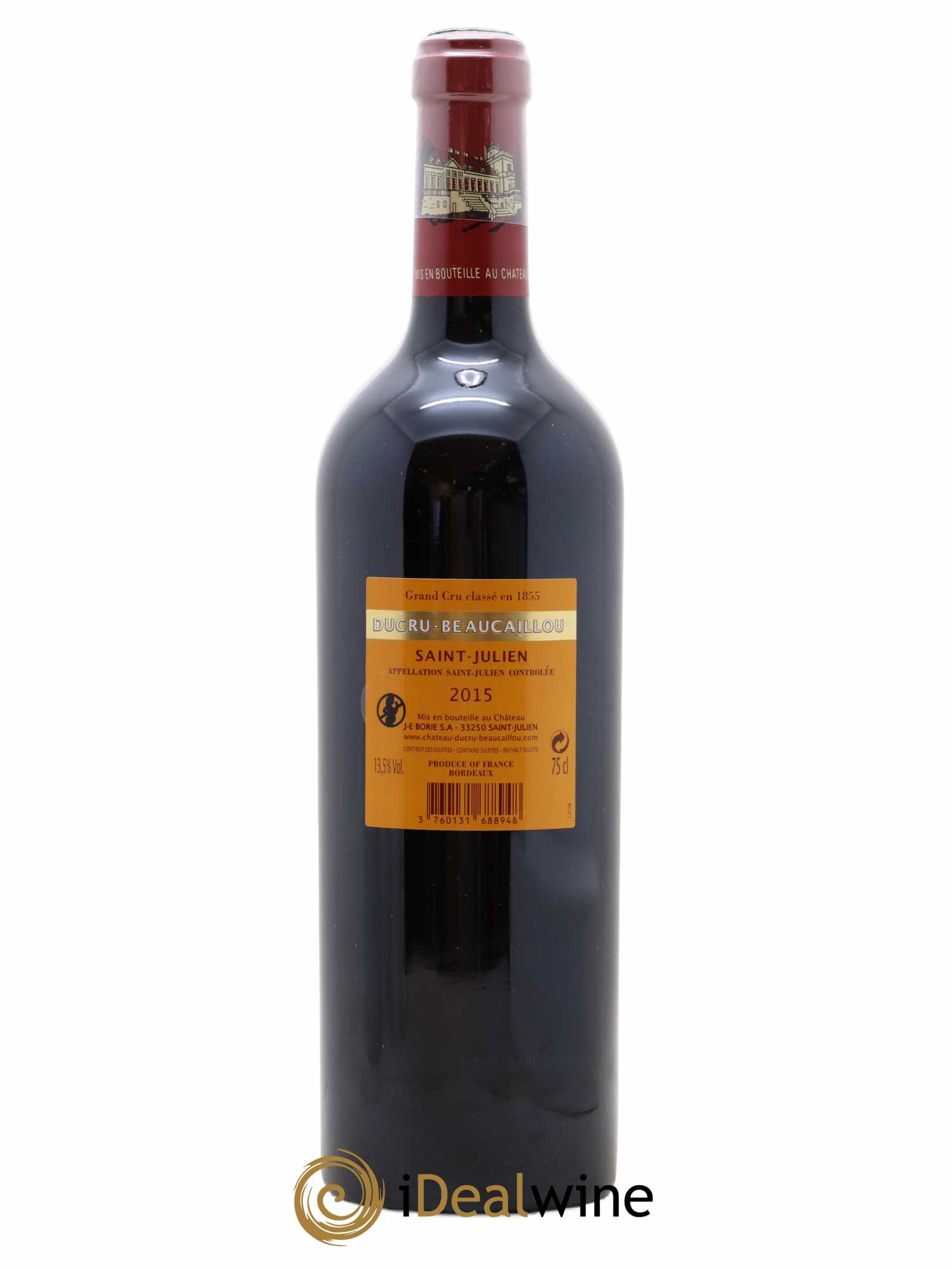 Château Ducru Beaucaillou 2ème Grand Cru Classé 2015 - Lot de 1 bouteille - 1