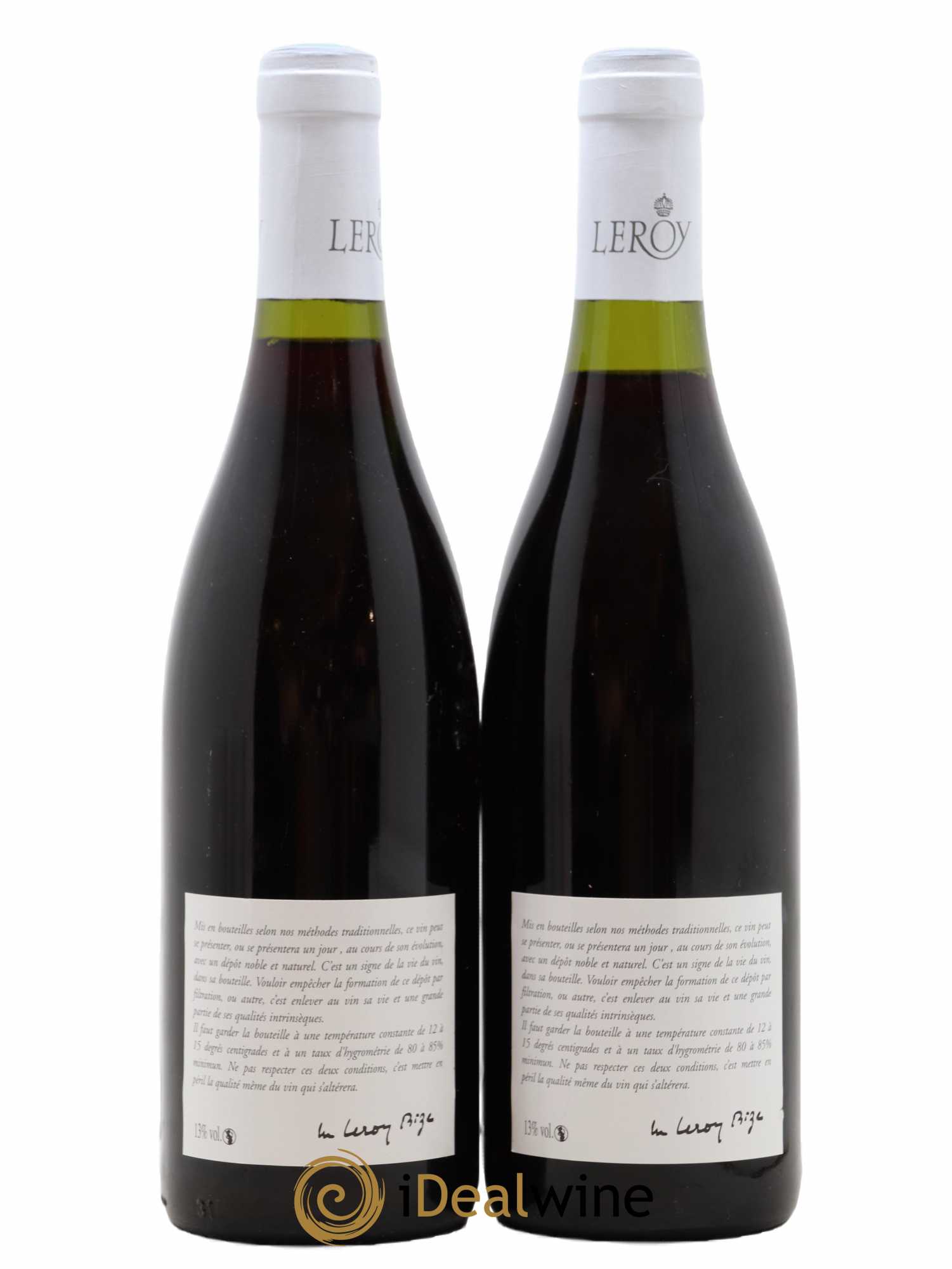 Pommard Leroy SA 2013 - Lot de 2 bouteilles - 1