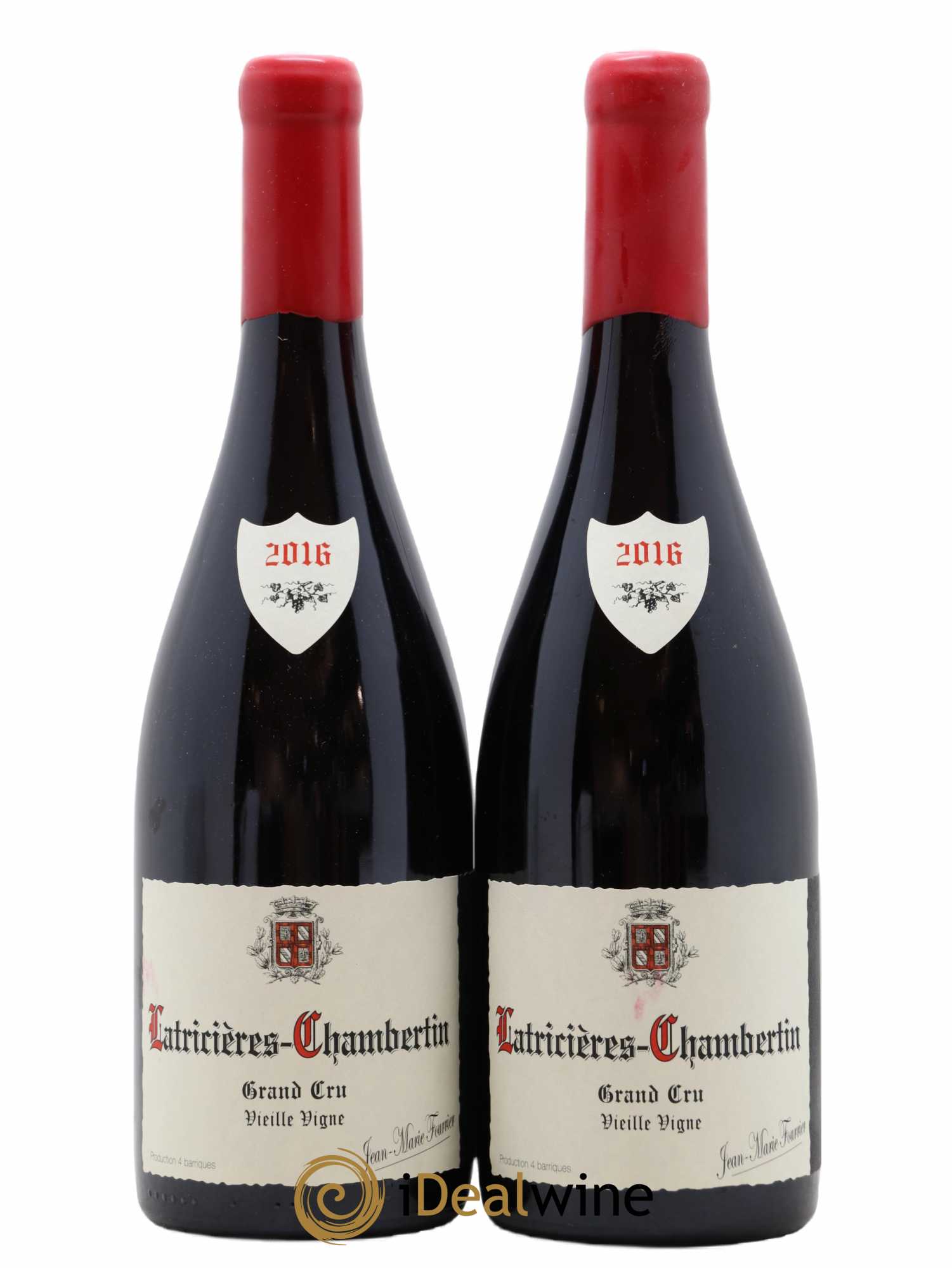 Latricières-Chambertin Grand Cru Vieilles vignes Domaine Fourrier 2016 - Posten von 2 Flaschen - 0