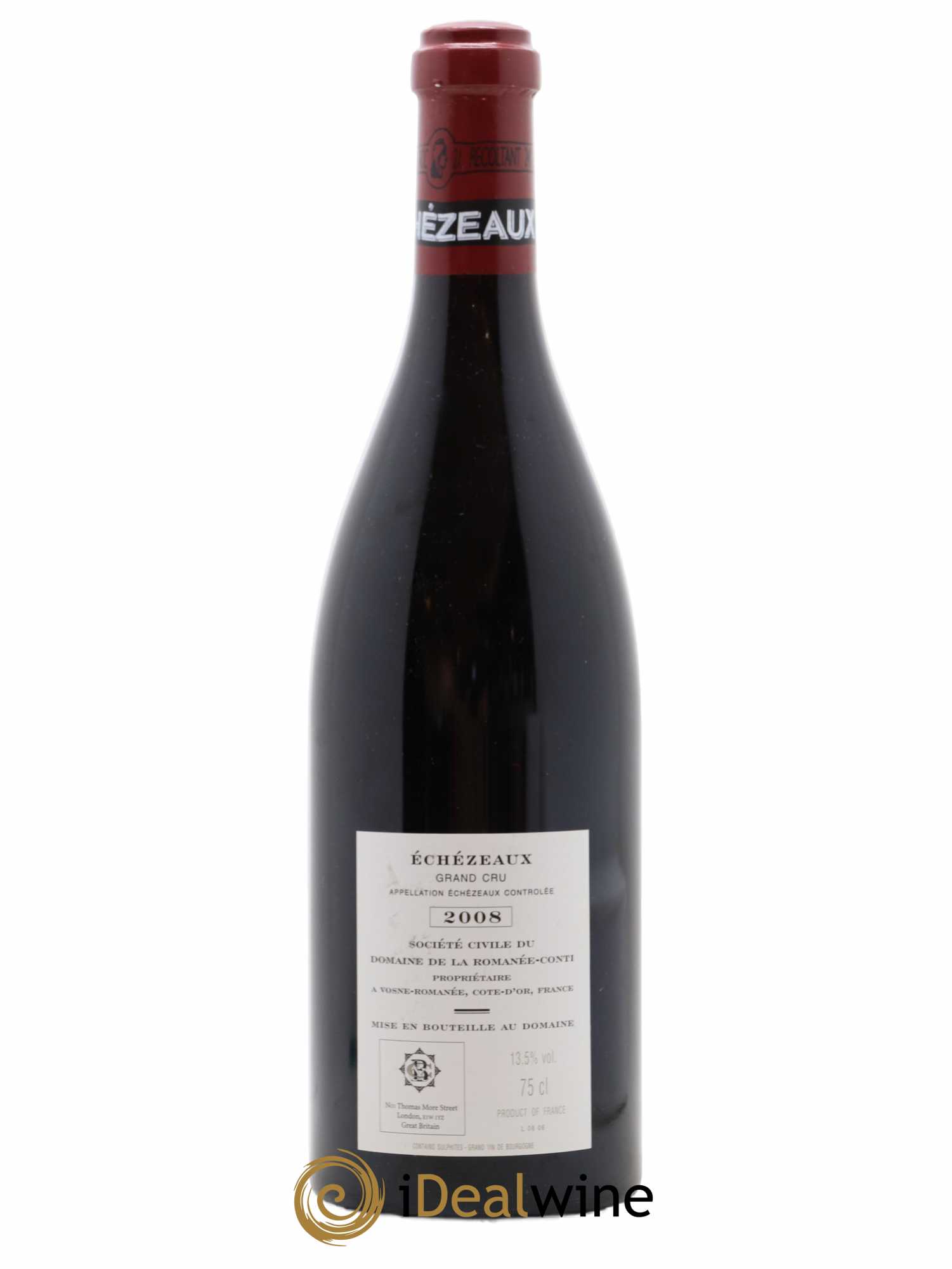 Echezeaux Grand Cru Domaine de la Romanée-Conti 2008 - Lot de 1 bouteille - 1