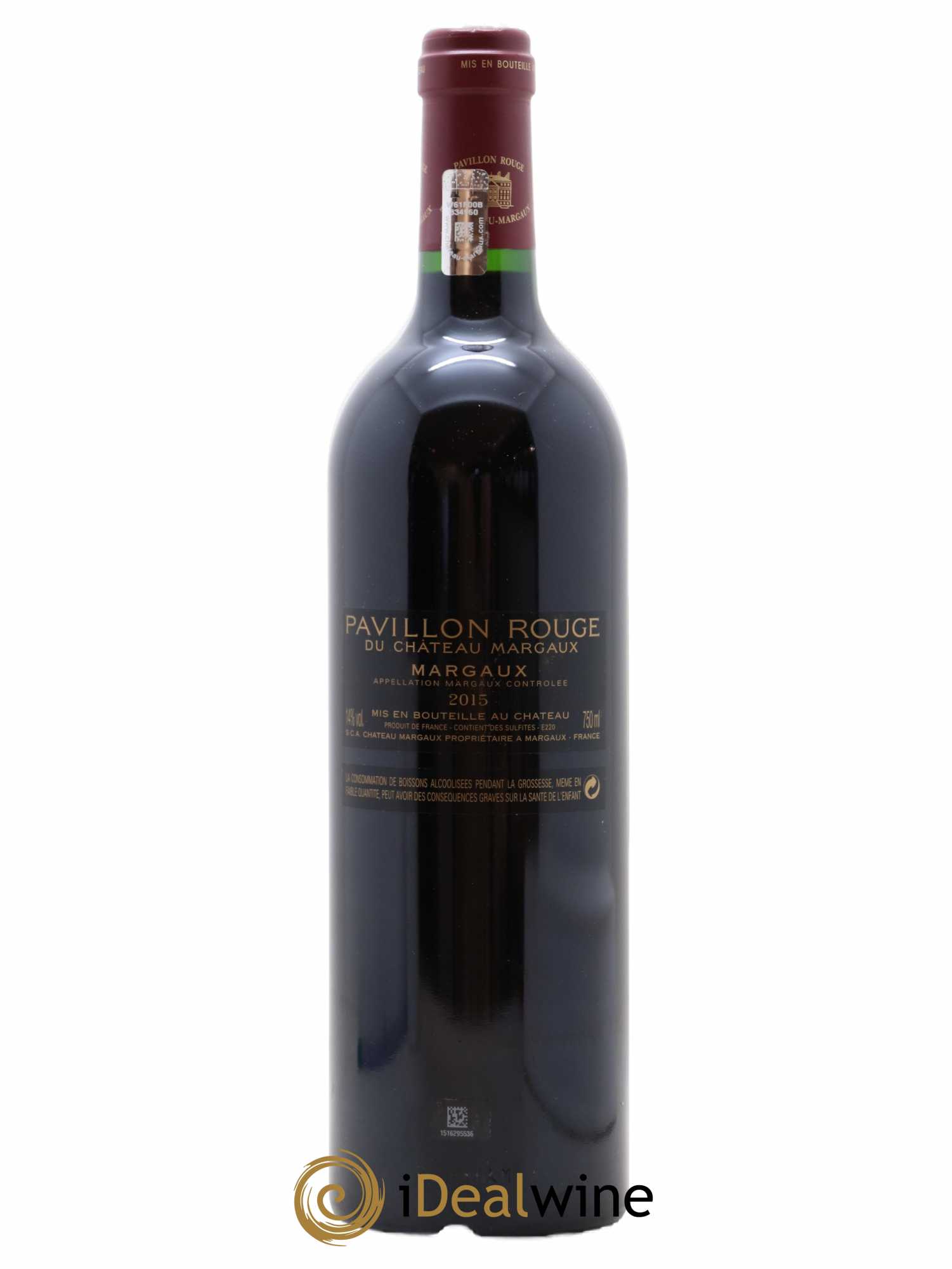 Pavillon Rouge du Château Margaux Second Vin 2015 - Lot de 1 bouteille - 1