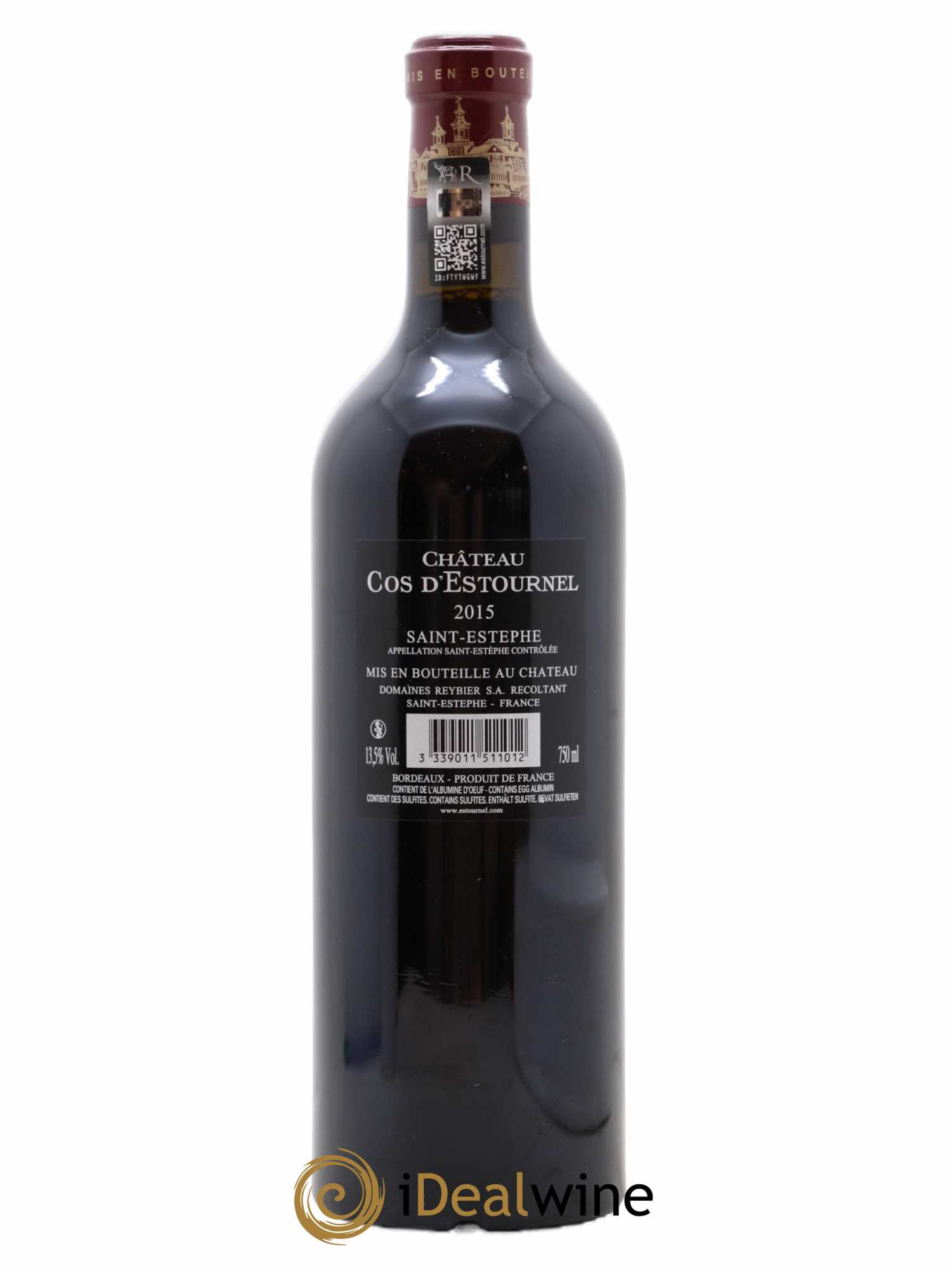 Cos d'Estournel 2ème Grand Cru Classé 2015 - Lot de 1 bouteille - 1