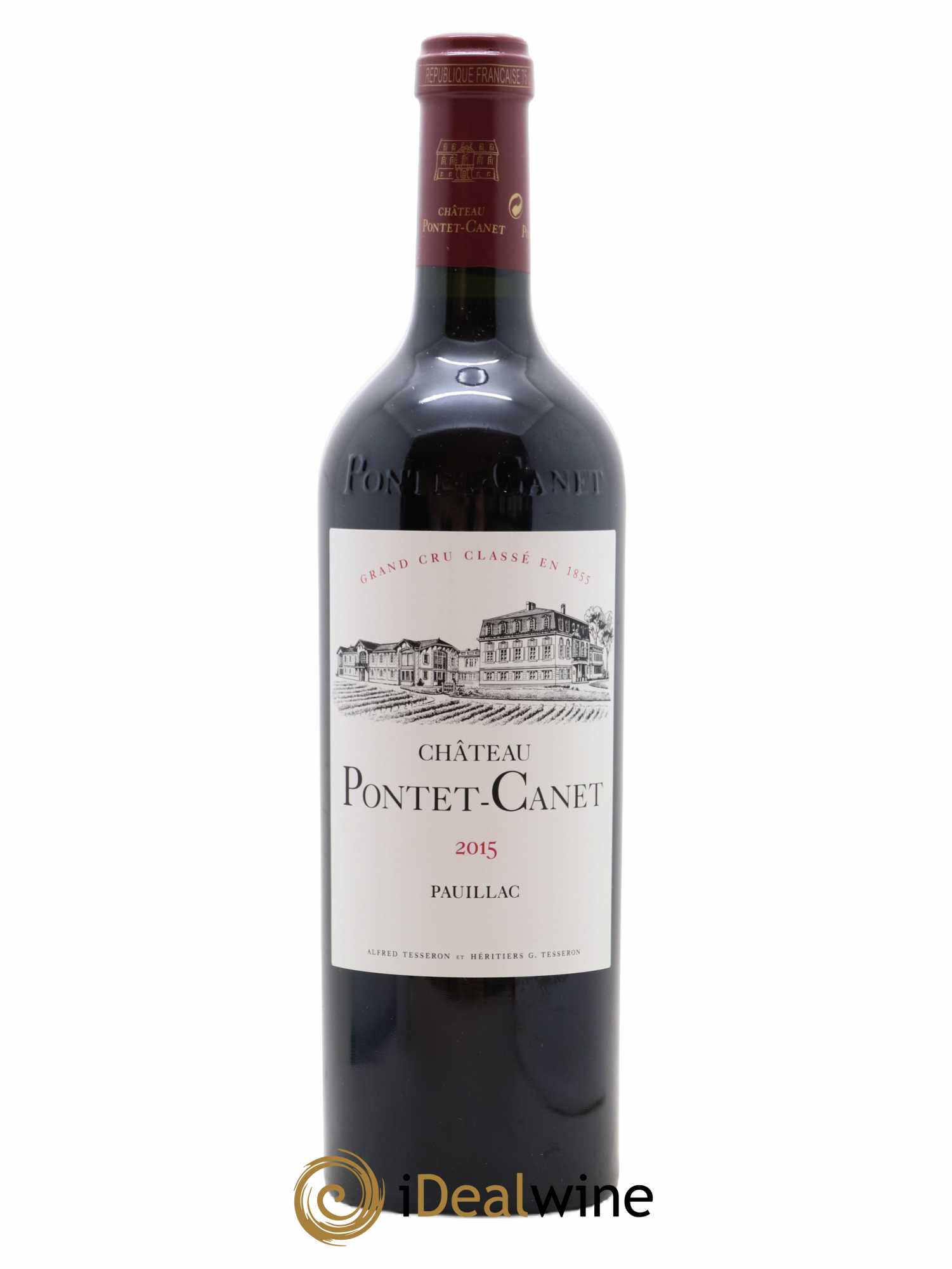 Château Pontet Canet 5ème Grand Cru Classé 2015 - Lot de 1 bouteille - 0