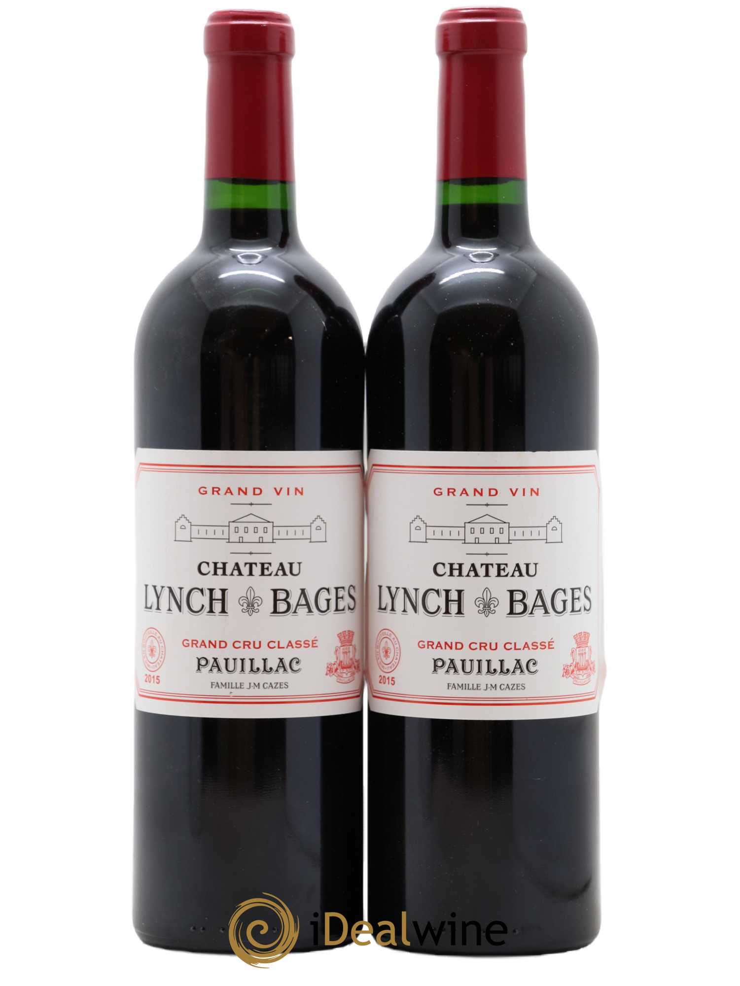 Château Lynch Bages 5ème Grand Cru Classé 2015 - Lot of 2 bottles - 0