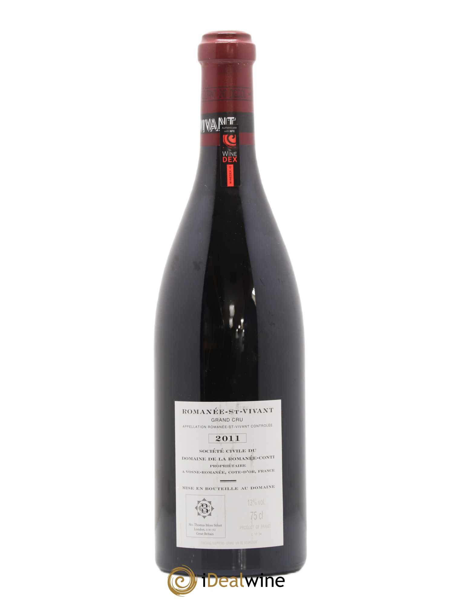 Romanée-Saint-Vivant Grand Cru Domaine de la Romanée-Conti 2011 - Lot de 1 bouteille - 1
