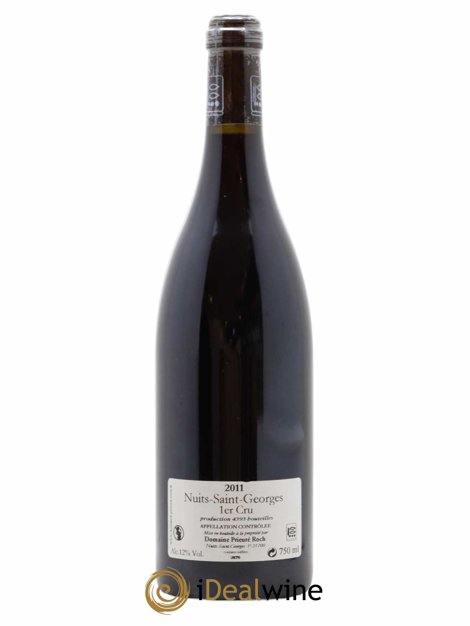 Nuits-Saint-Georges 1er Cru Vieilles Vignes Prieuré Roch 2011 - Lot de 1 bouteille - 1
