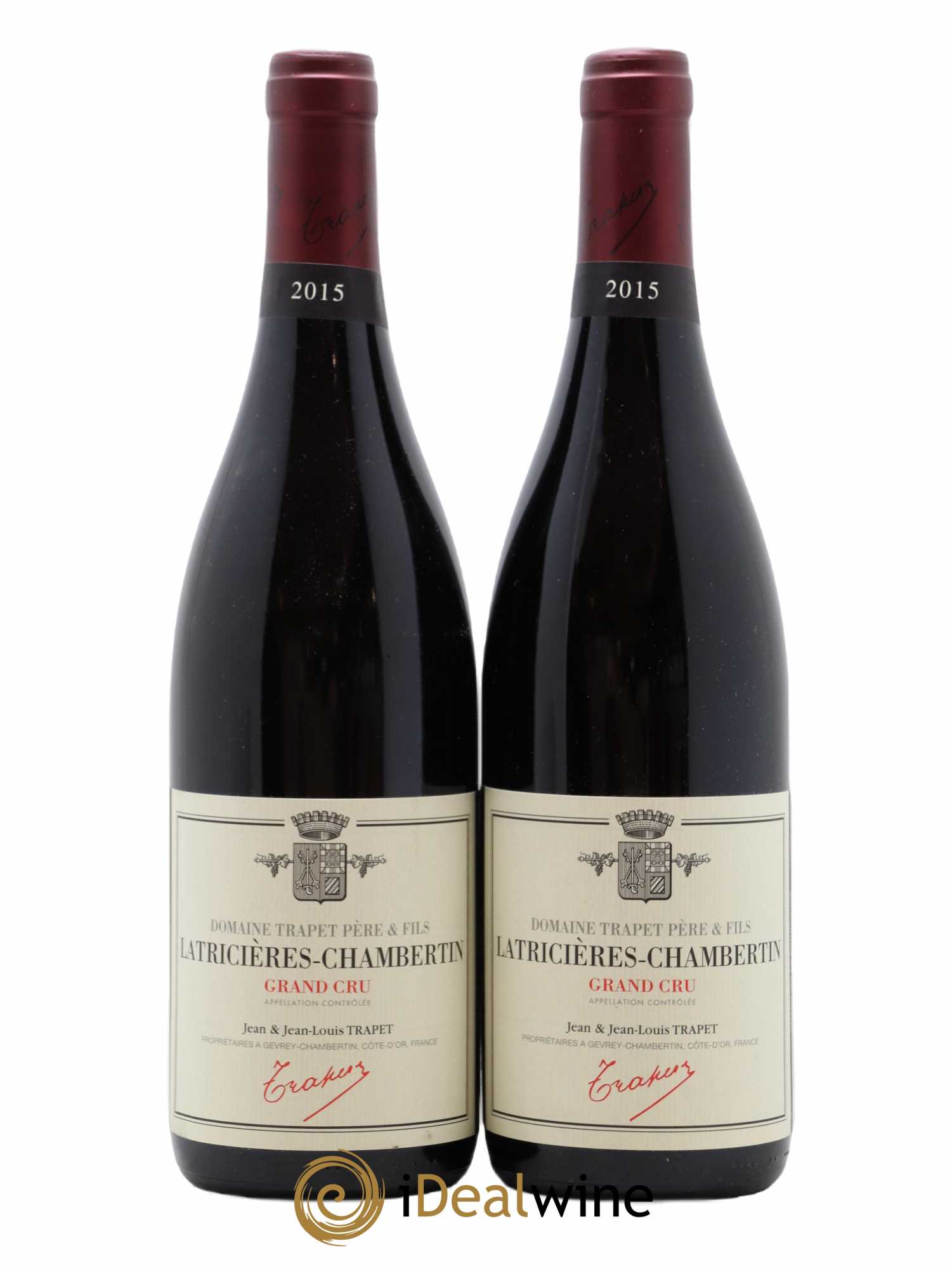 Latricières-Chambertin Grand Cru Domaine Trapet 2015 - Lot de 2 bouteilles - 0