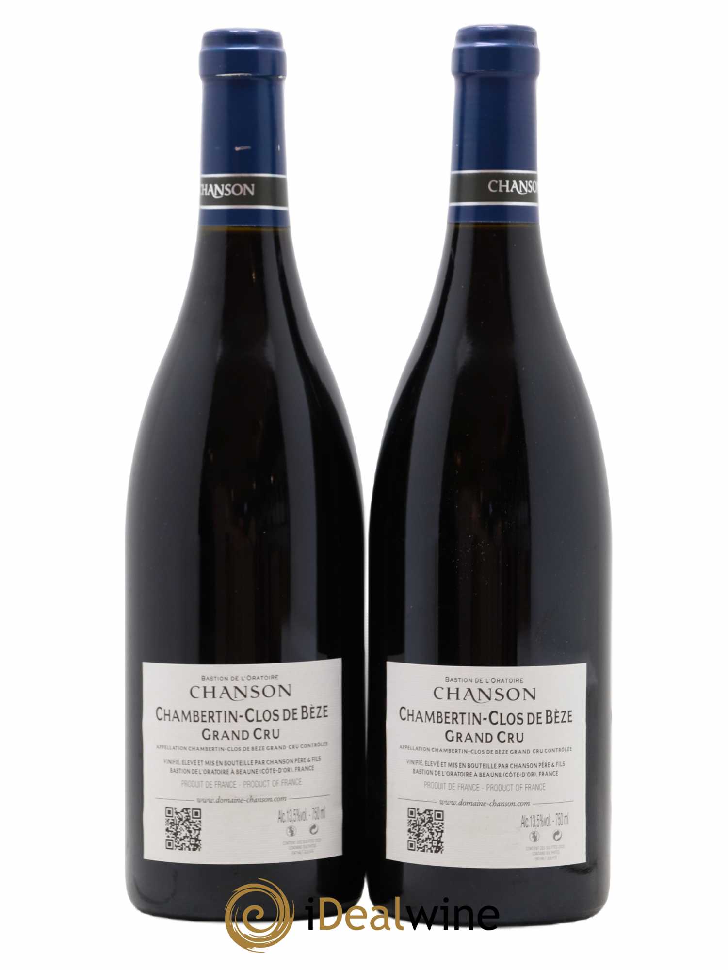 Chambertin Grand Cru Clos De Bèze Chanson 2010 - Lot de 2 bouteilles - 1