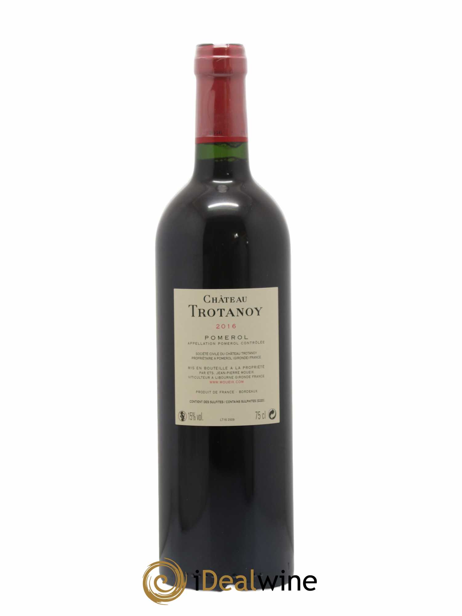 Château Trotanoy 2016 - Lot de 1 bouteille - 1