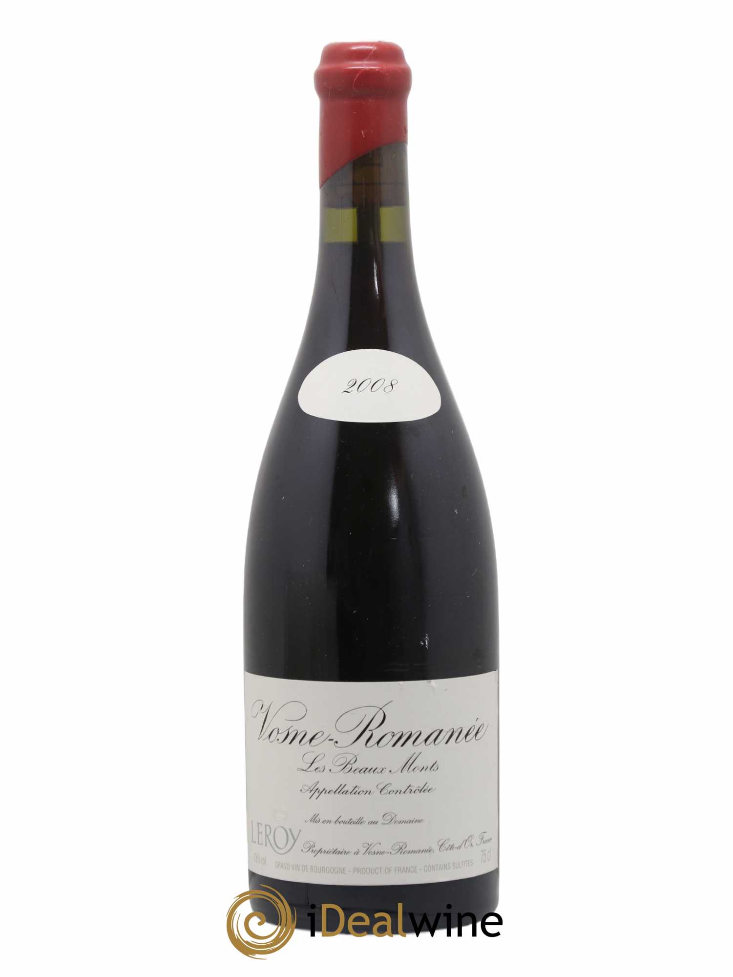 Vosne-Romanée 1er Cru Les Beaux-Monts Leroy (Domaine) 2008 - Lot de 1 bouteille - 0