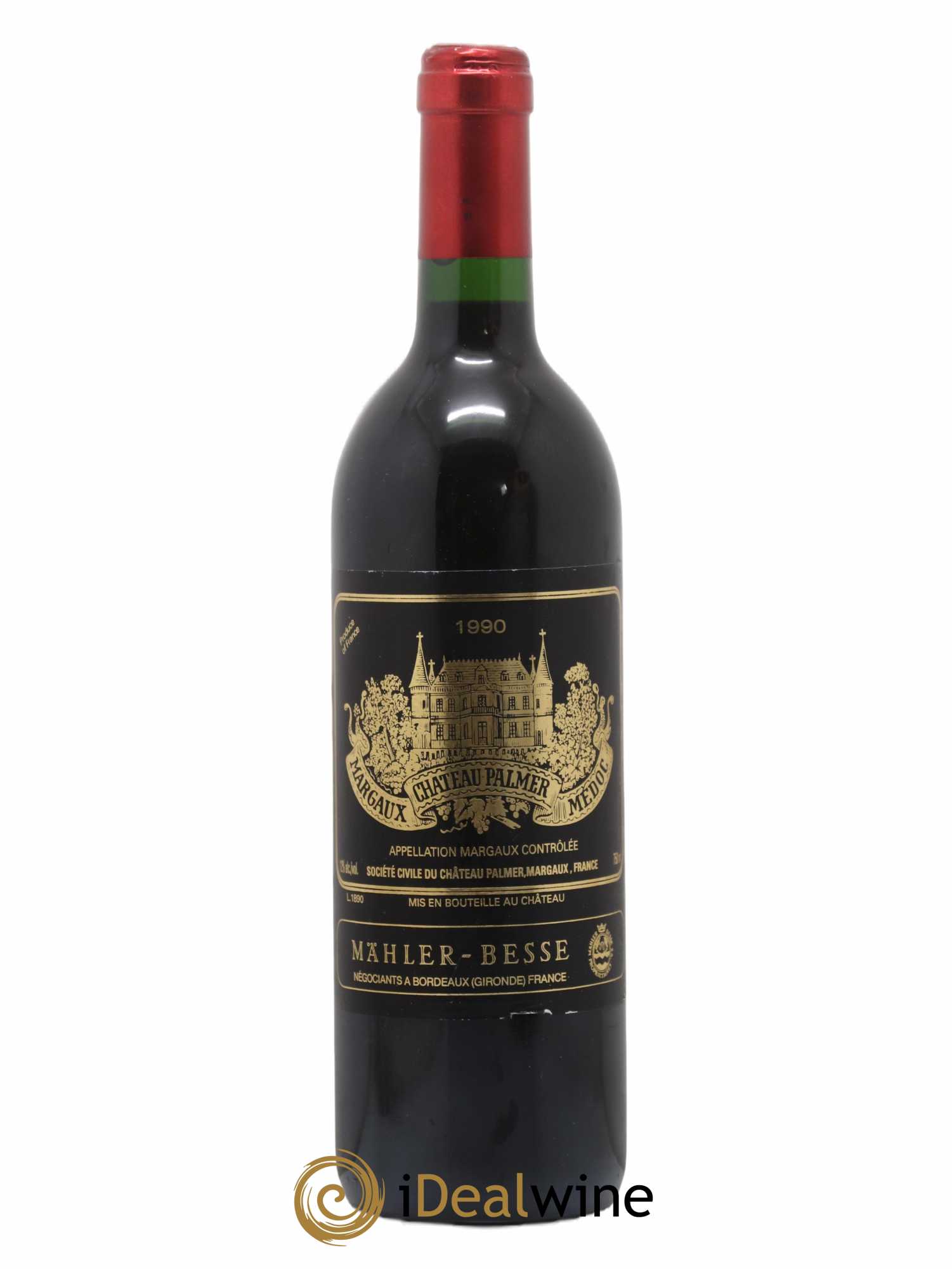 Château Palmer 3ème Grand Cru Classé 1990 - Lot de 1 bouteille - 0