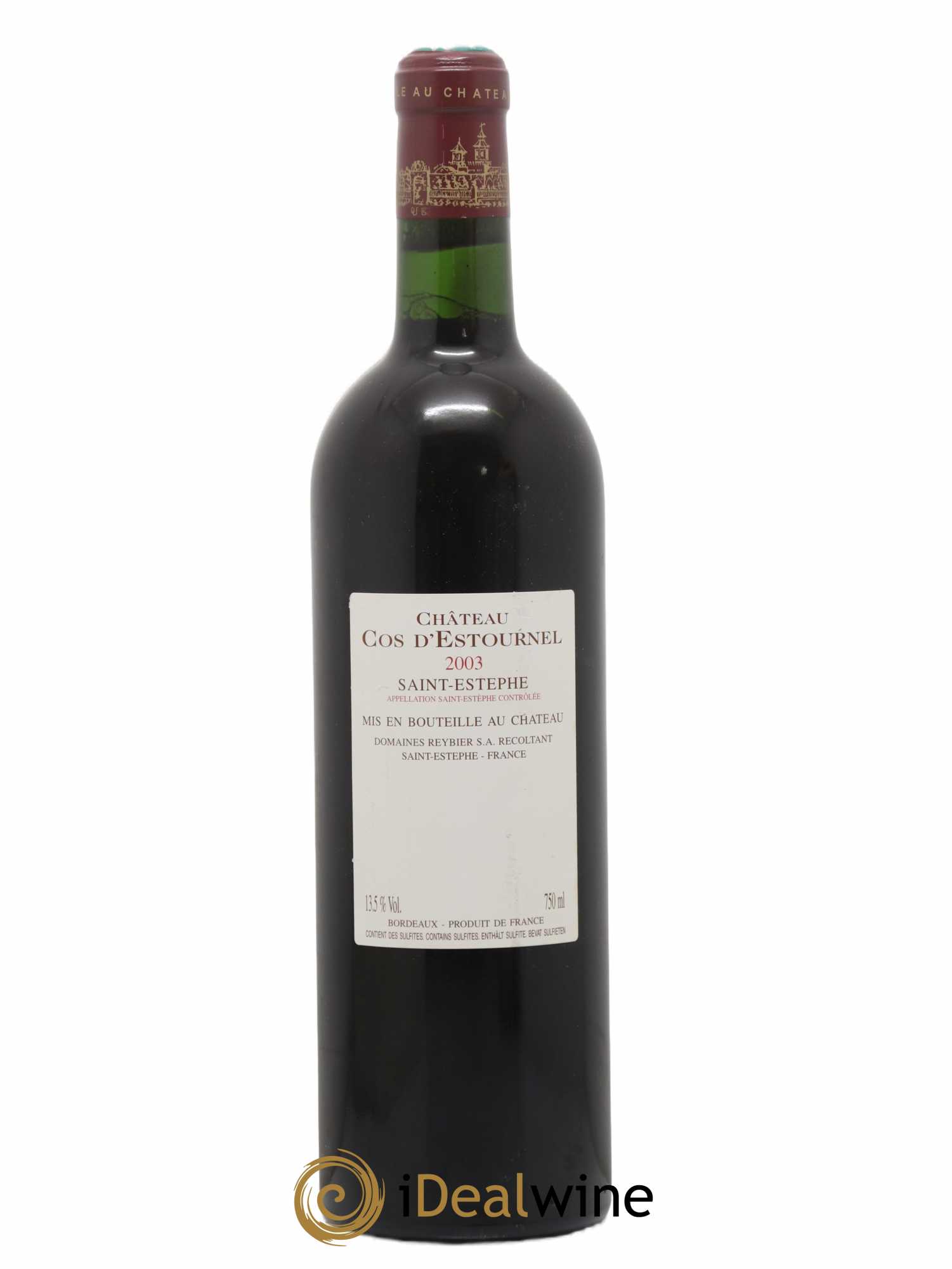 Cos d'Estournel 2ème Grand Cru Classé 2003 - Lot de 1 bouteille - 1