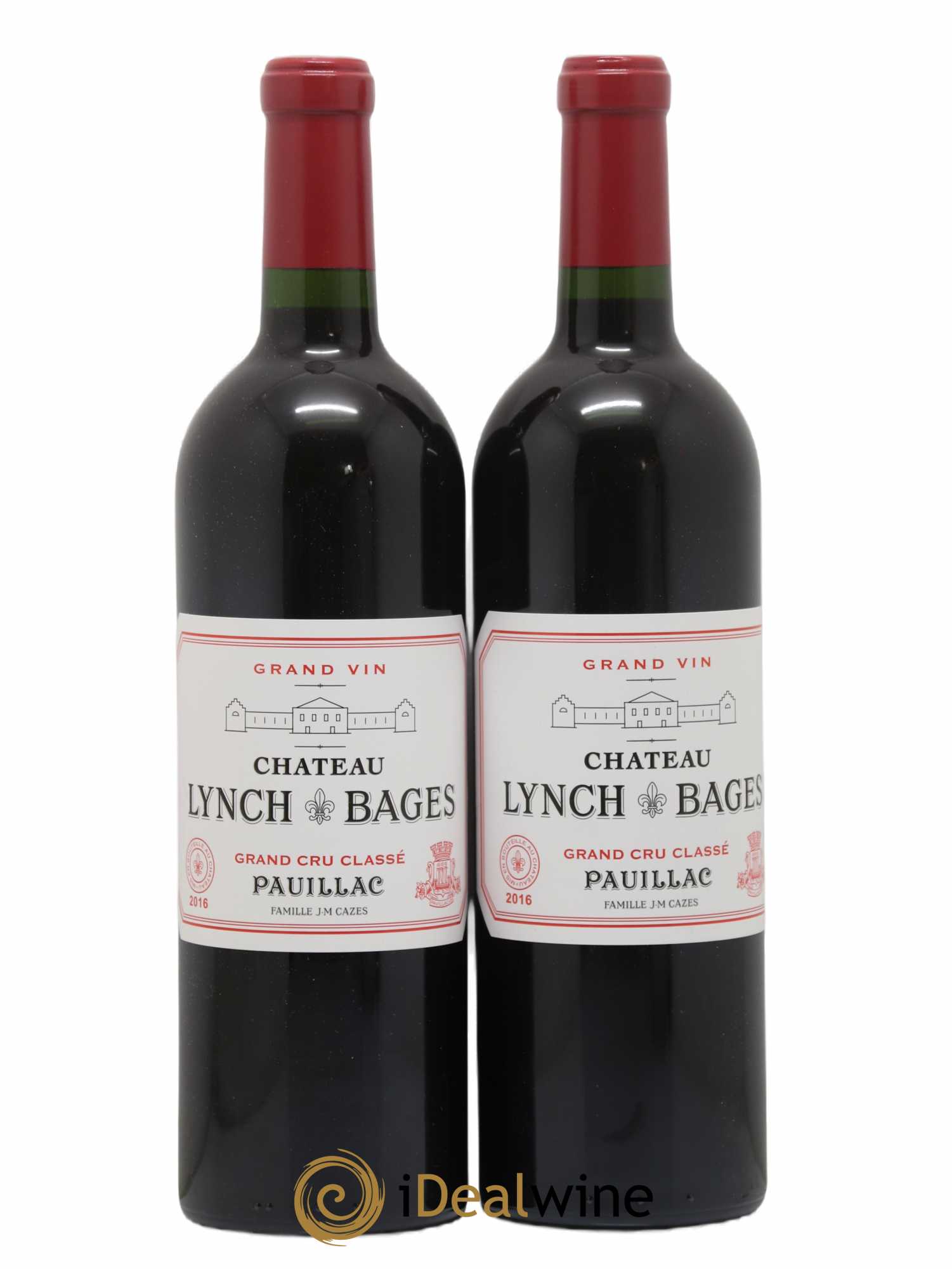 Château Lynch Bages 5ème Grand Cru Classé 2016 - Lot de 2 bouteilles - 0