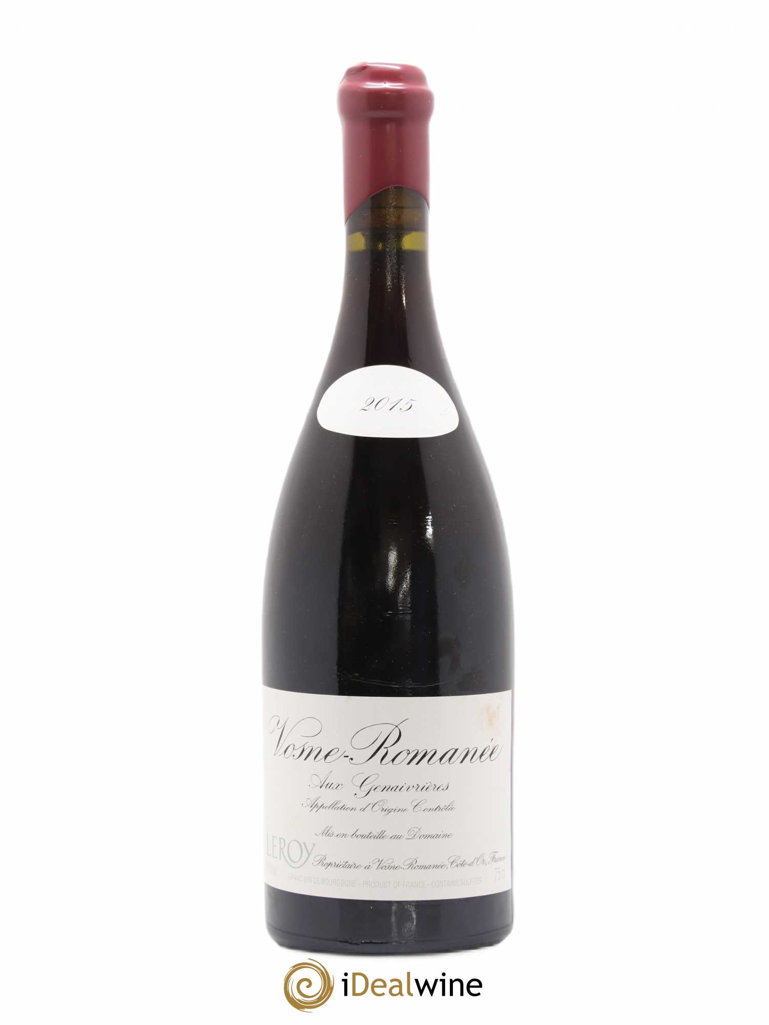 Vosne-Romanée Les Genaivrières Leroy (Domaine) 2015 - Lot de 1 bouteille - 0