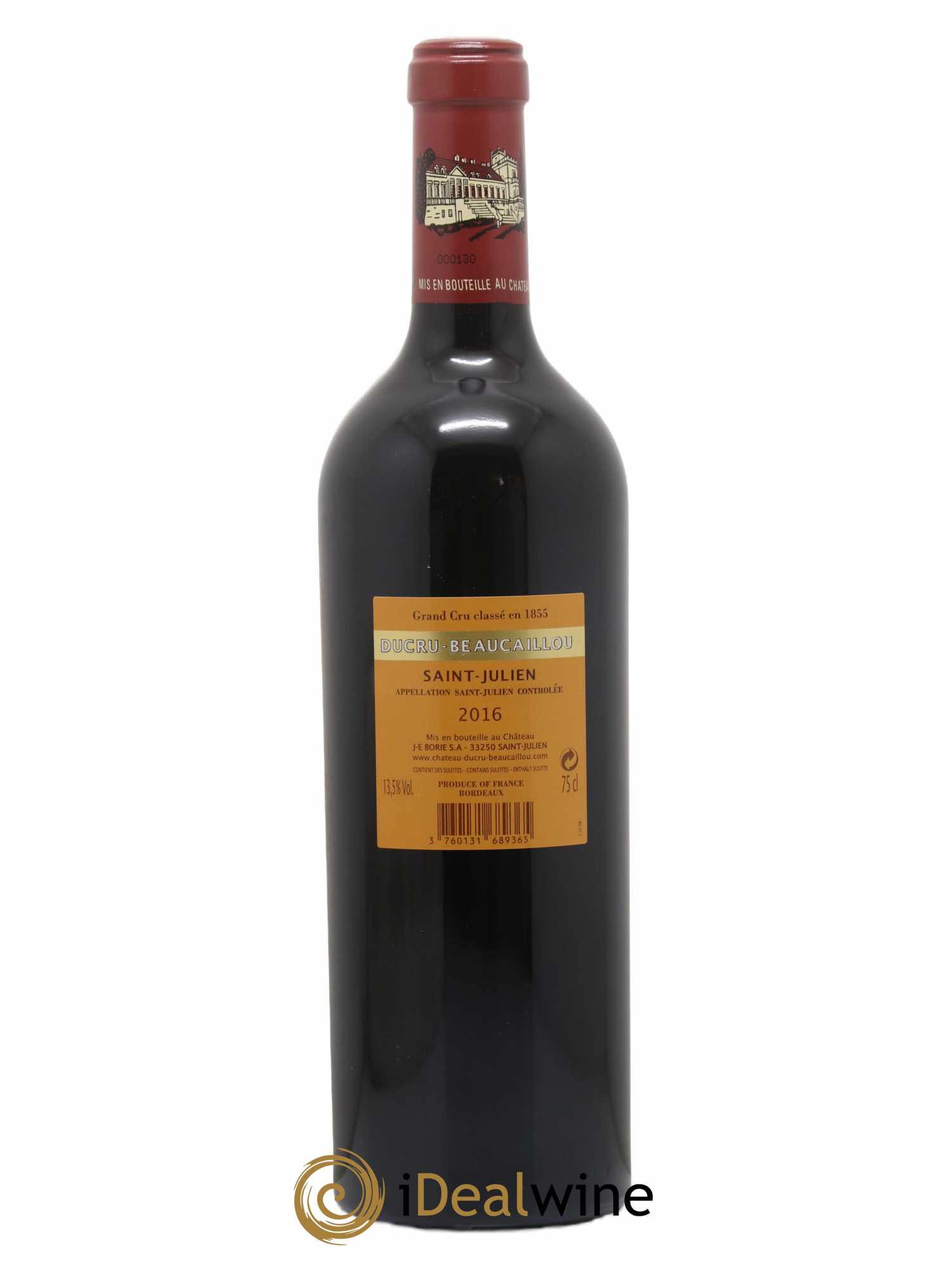 Château Ducru Beaucaillou 2ème Grand Cru Classé 2016 - Lot de 1 bouteille - 1