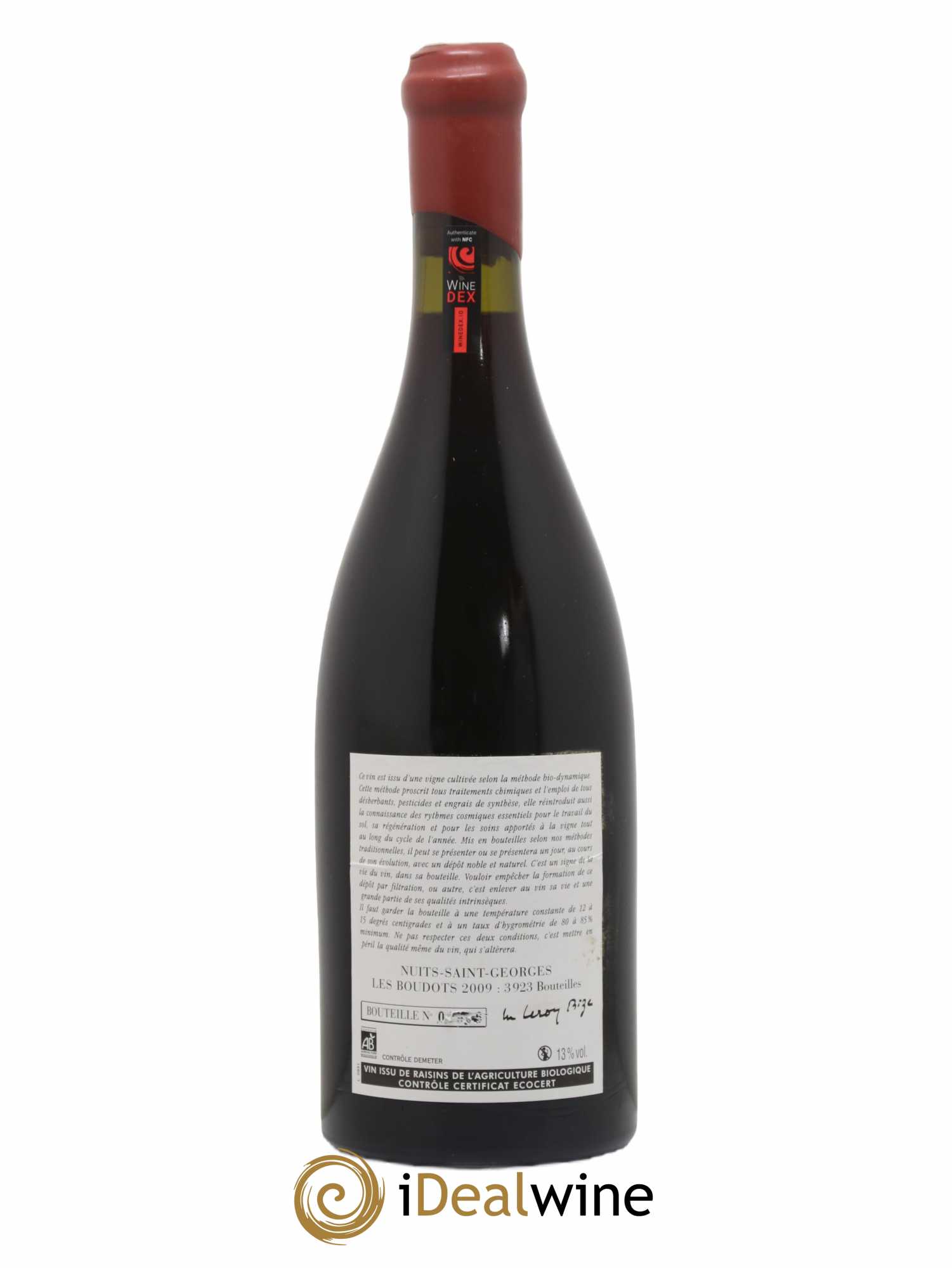 Nuits-Saint-Georges 1er Cru Aux Boudots Leroy (Domaine) 2009 - Lot de 1 bouteille - 1