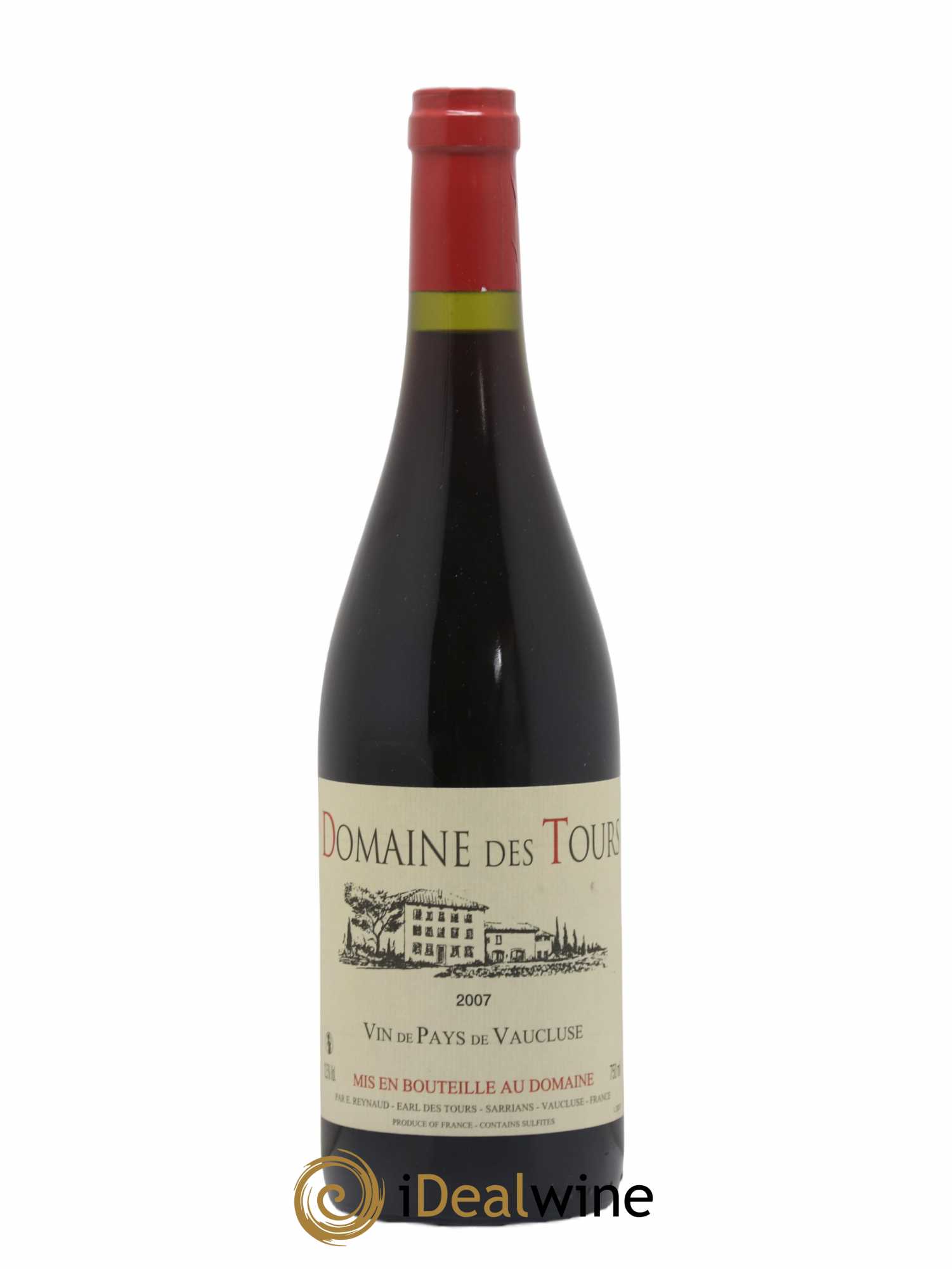 Vaucluse (Vin de Pays de Vaucluse) Domaine des Tours Emmanuel Reynaud 2007 - Lot de 1 bouteille - 0