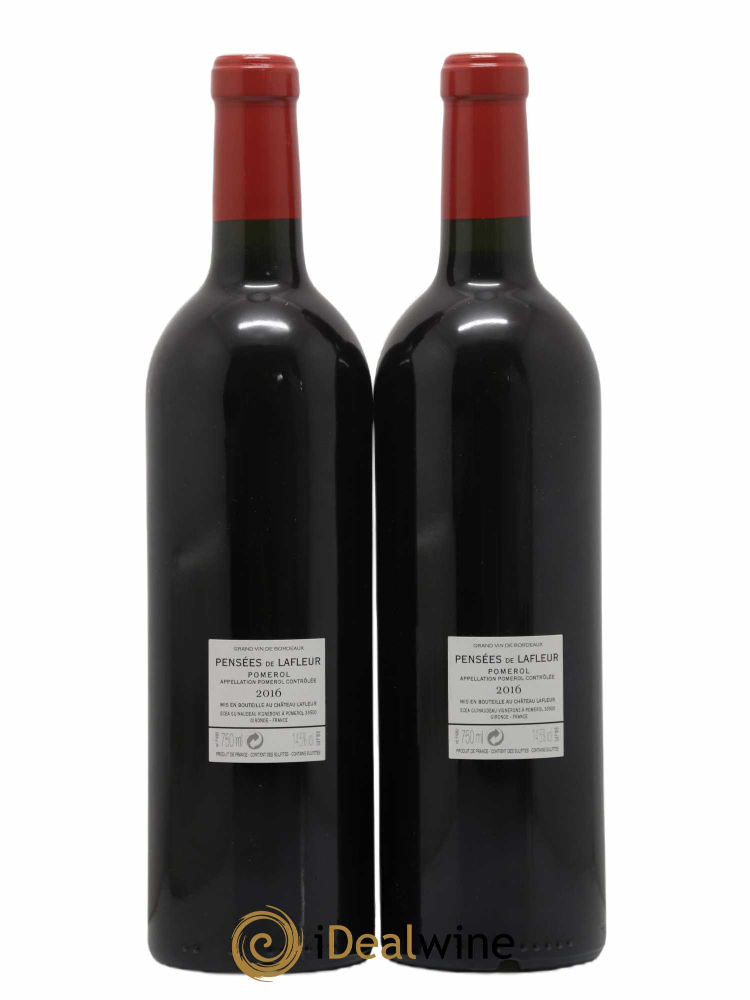 Pensées de Lafleur Second Vin 2016 - Lot de 2 bouteilles - 1