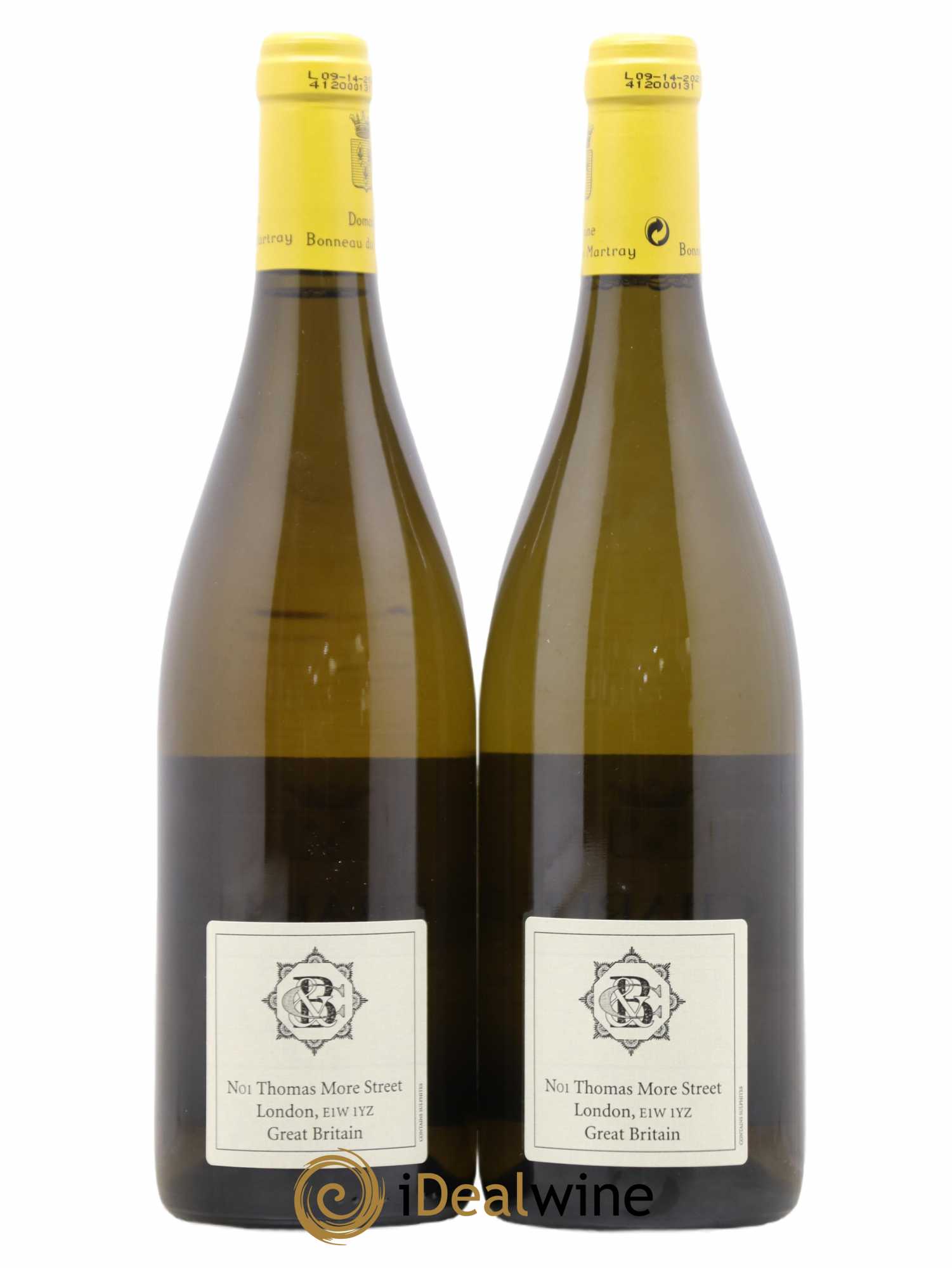 Corton-Charlemagne Grand Cru Bonneau du Martray (Domaine) 2009 - Lot de 2 bouteilles - 1