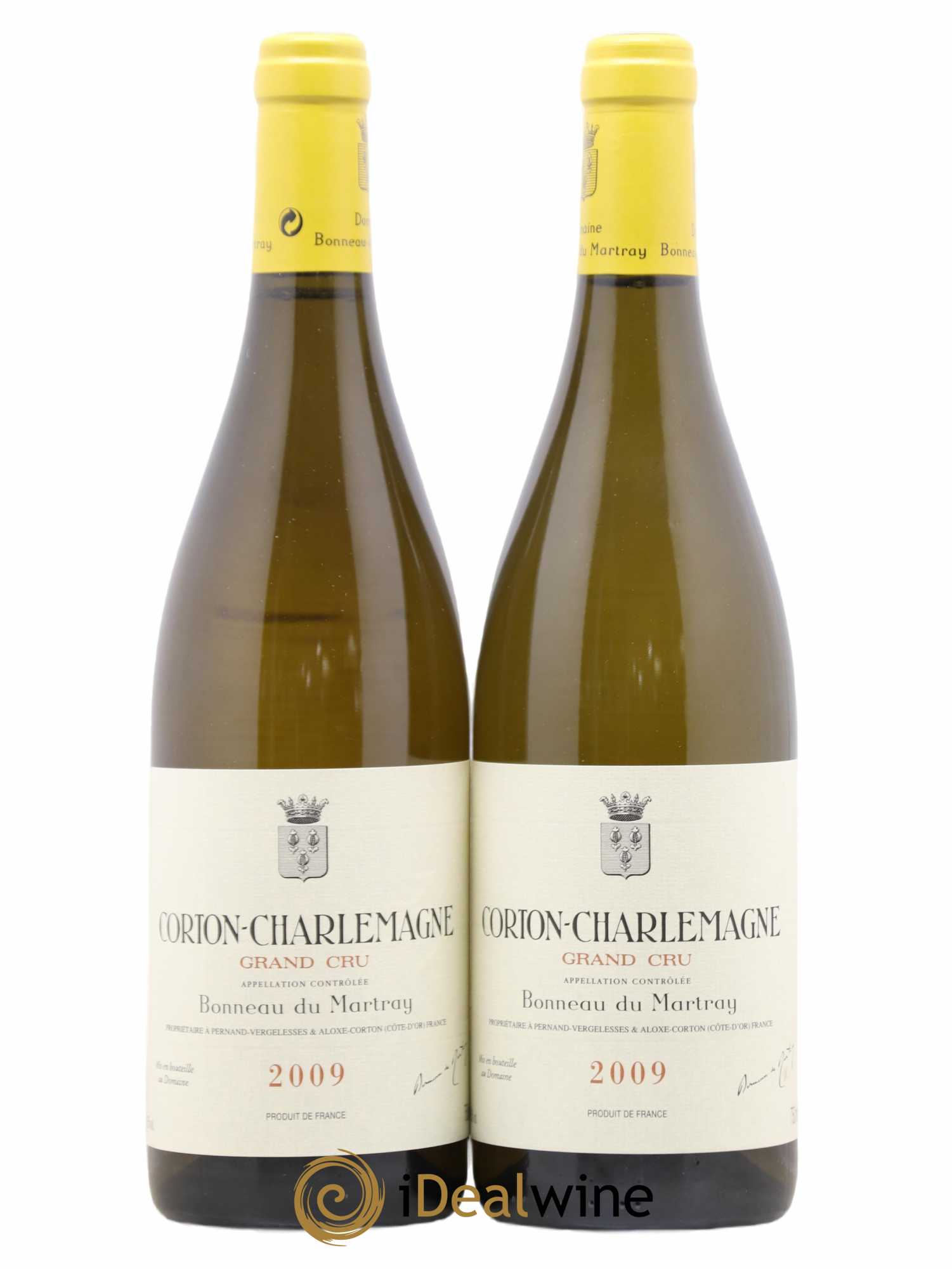 Corton-Charlemagne Grand Cru Bonneau du Martray (Domaine) 2009 - Lot de 2 bouteilles - 0