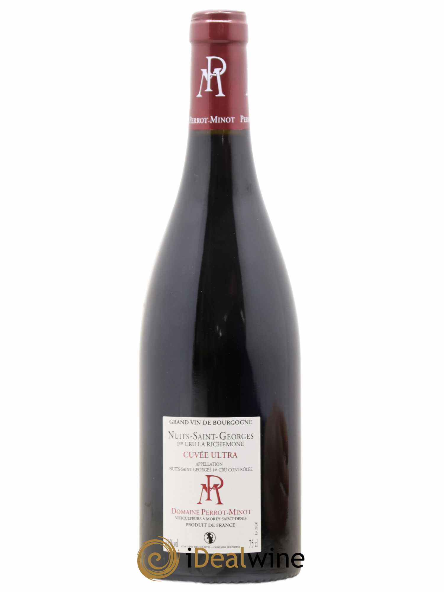 Nuits-Saint-Georges 1er Cru La Richemone Cuvée Ultra Vieilles Vignes Perrot-Minot 2019 - Lot de 1 bouteille - 1
