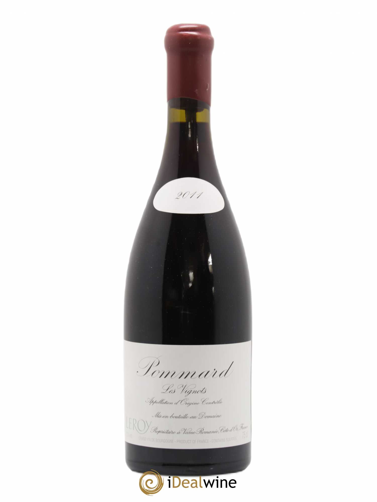 Pommard Les Vignots Leroy (Domaine) 2011 - Lot de 1 bouteille - 0