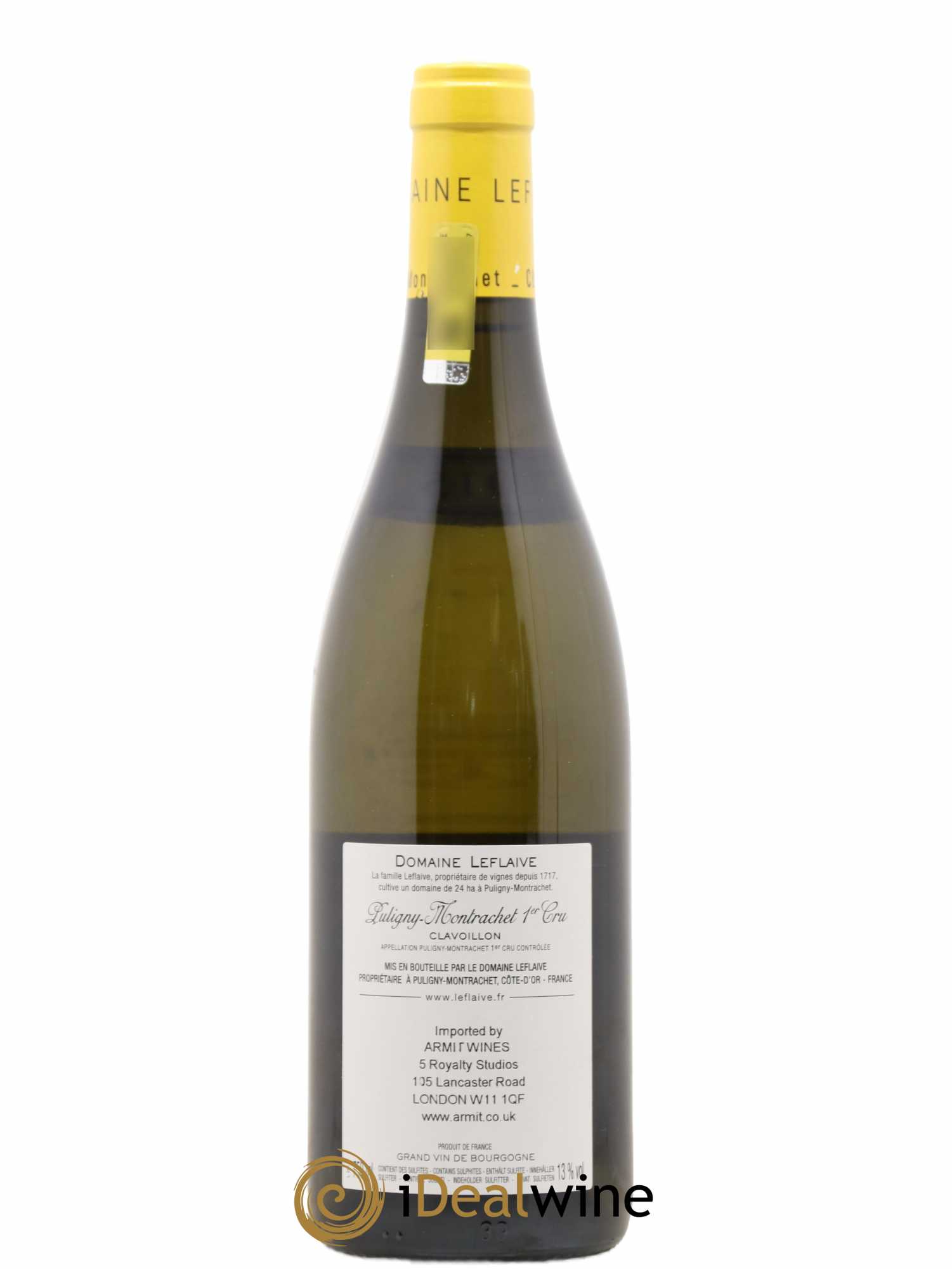 Puligny-Montrachet 1er Cru Clavoillon Leflaive (Domaine) 2015 - Lot de 1 bouteille - 1
