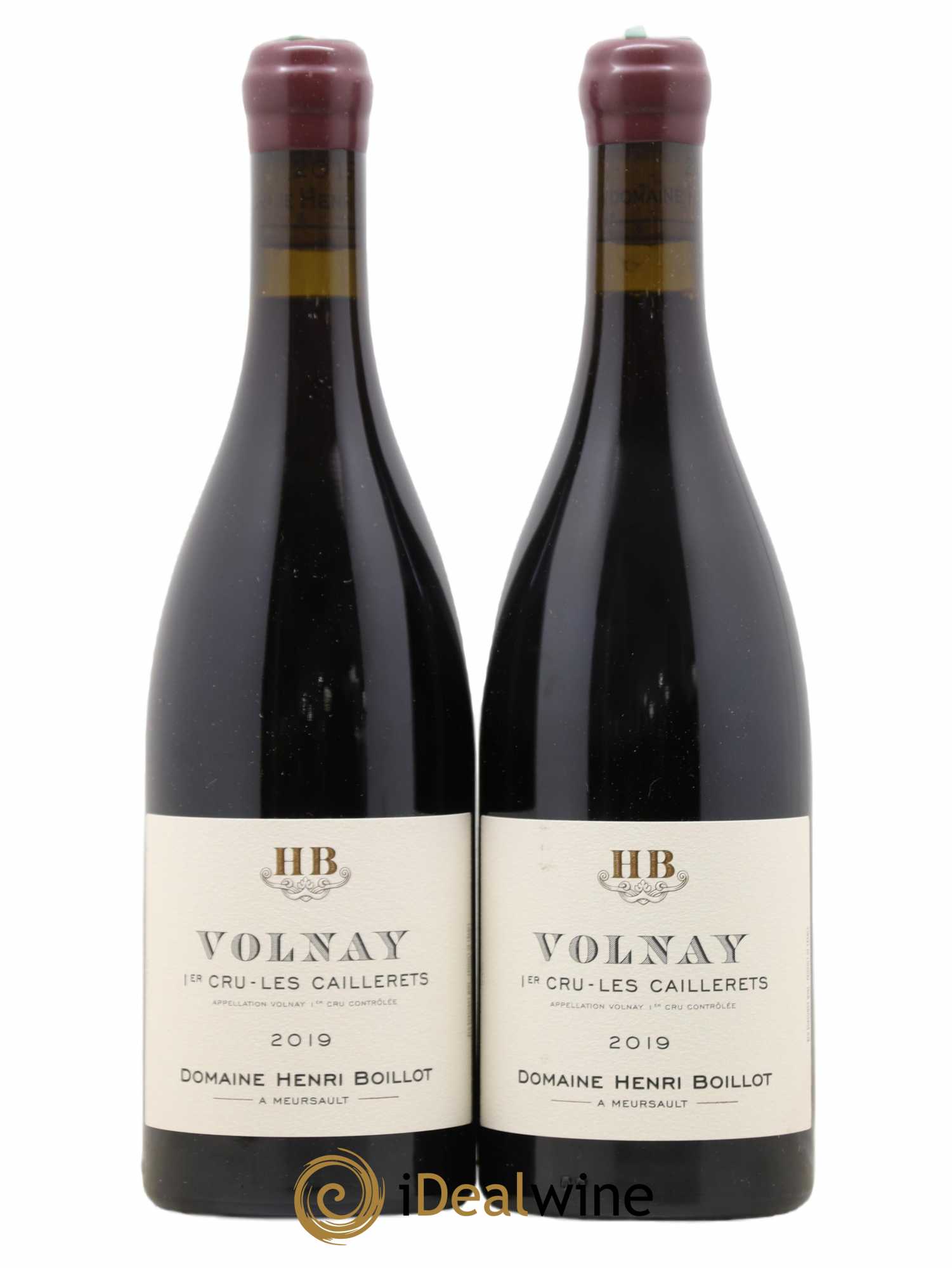 Volnay 1er Cru Les Caillerets Henri Boillot (Domaine) 2019 - Lotto di 2 bottiglie - 0