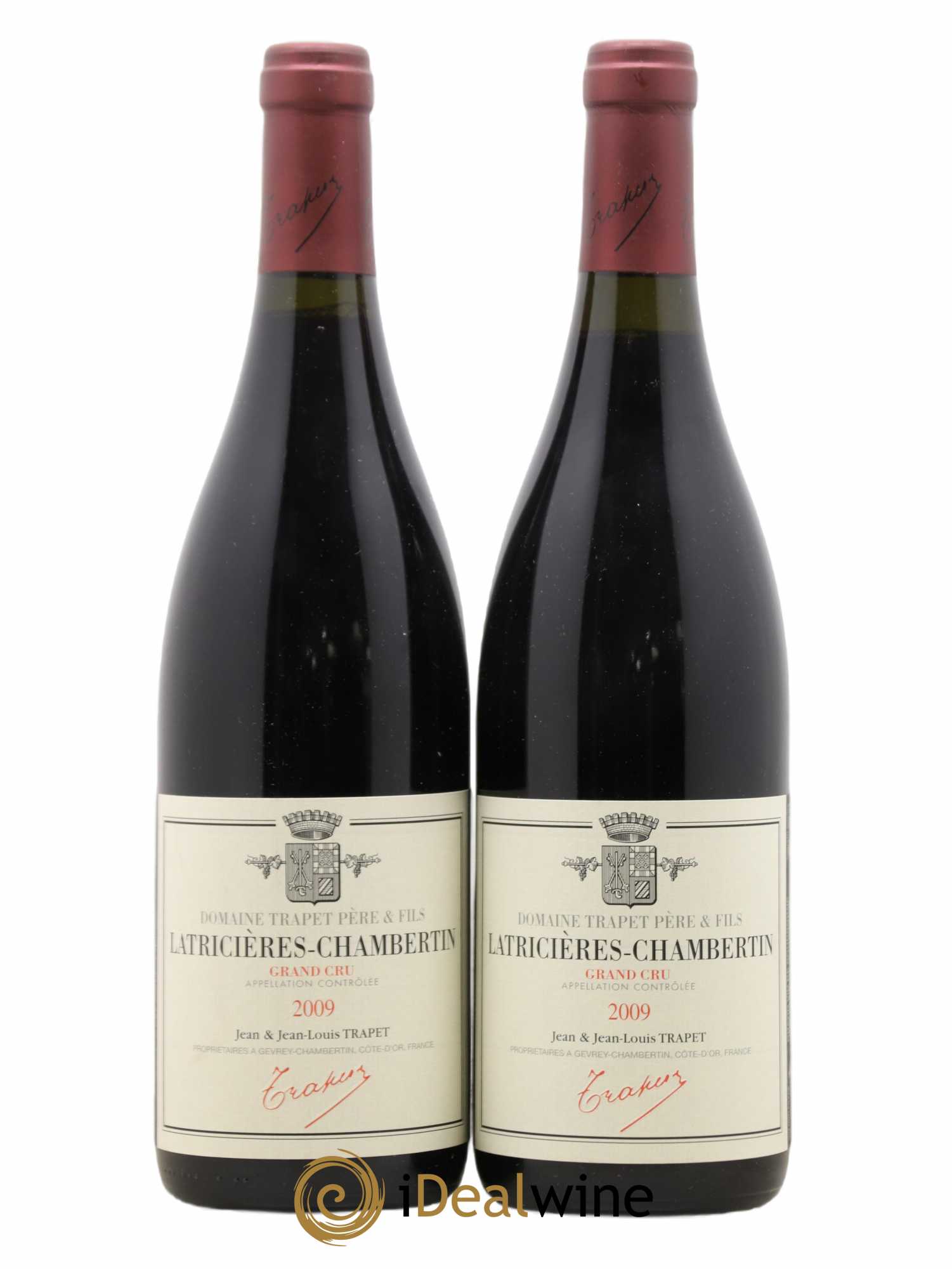Latricières-Chambertin Grand Cru Domaine Trapet 2009 - Lot de 2 bouteilles - 0