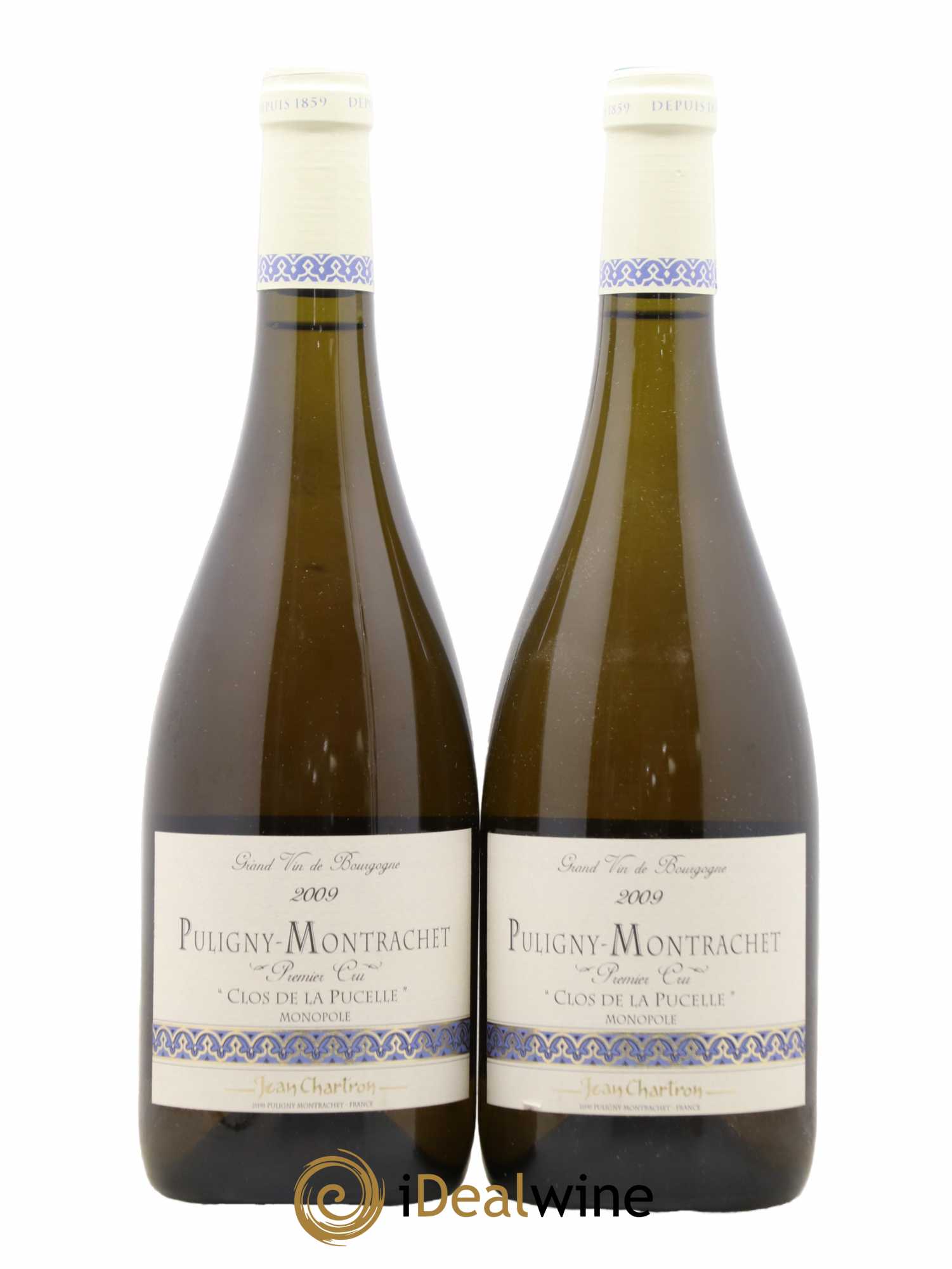 Puligny-Montrachet 1er Cru Clos de la Pucelle Jean Chartron (Domaine) 2009 - Lot de 2 bouteilles - 0