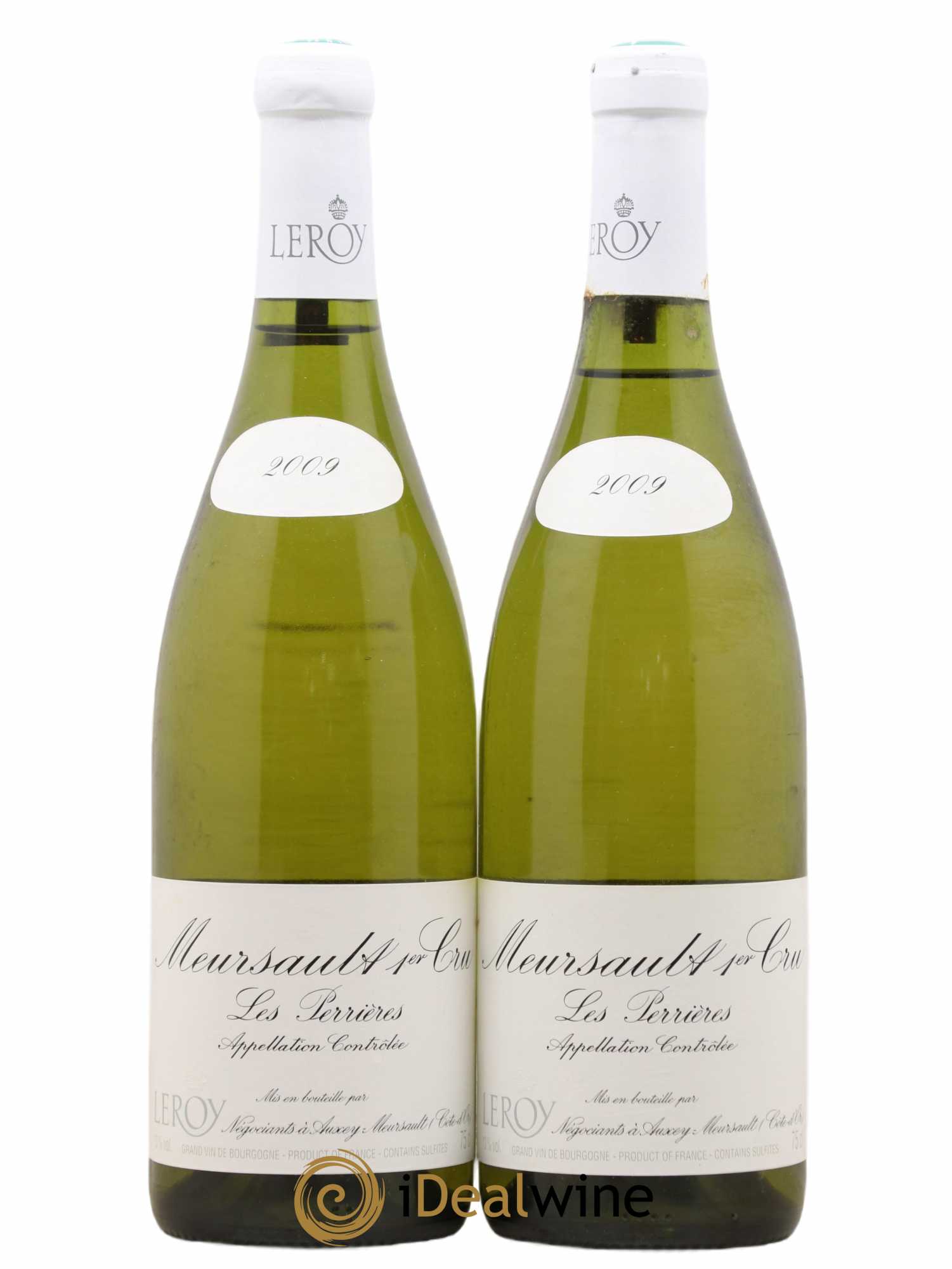 Meursault 1er Cru Perrières Leroy SA 2009 - Lot de 2 bouteilles - 0