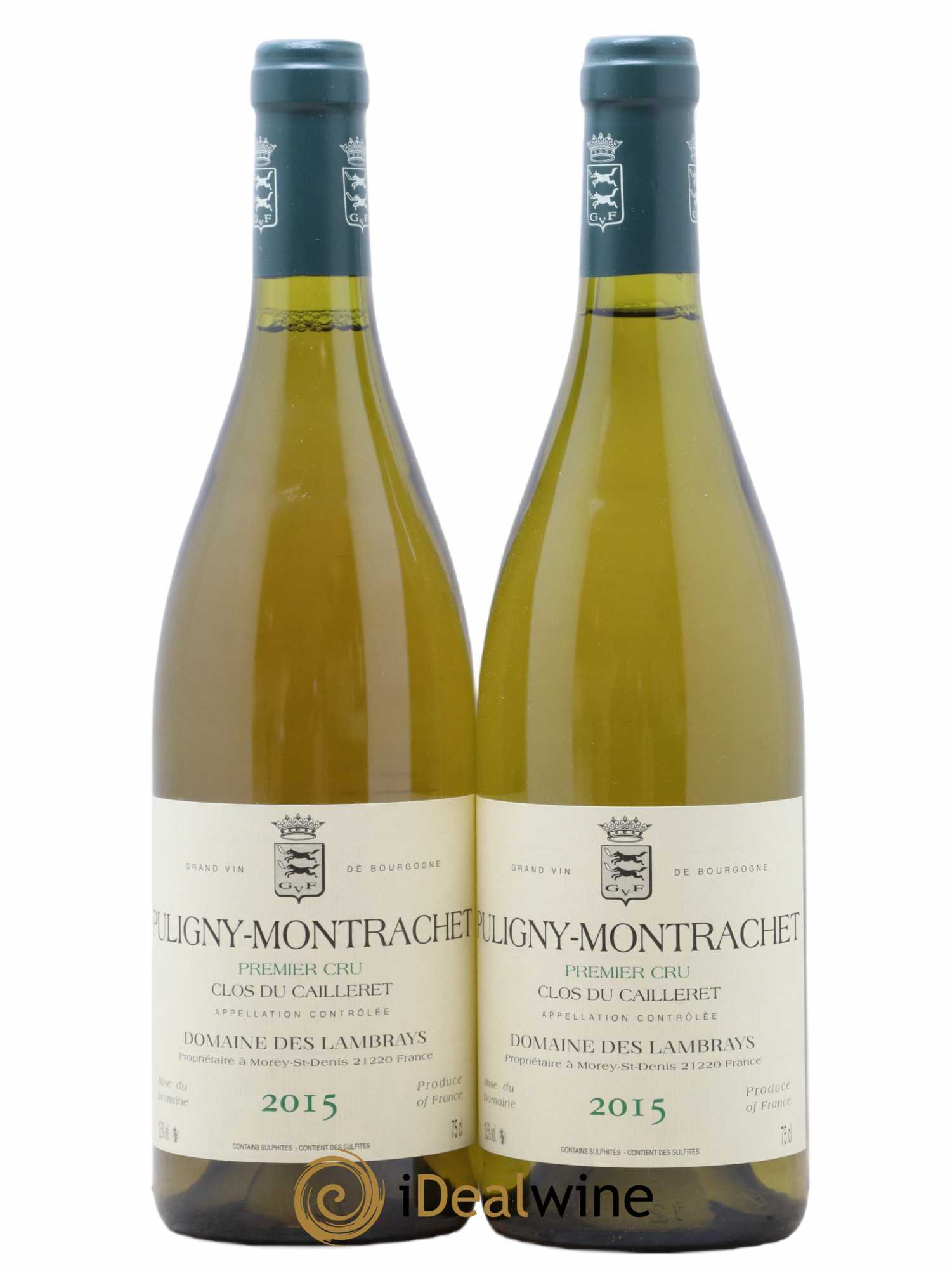 Puligny-Montrachet 1er Cru Clos du Cailleret Domaine des Lambrays 2015 - Lot de 2 bouteilles - 0