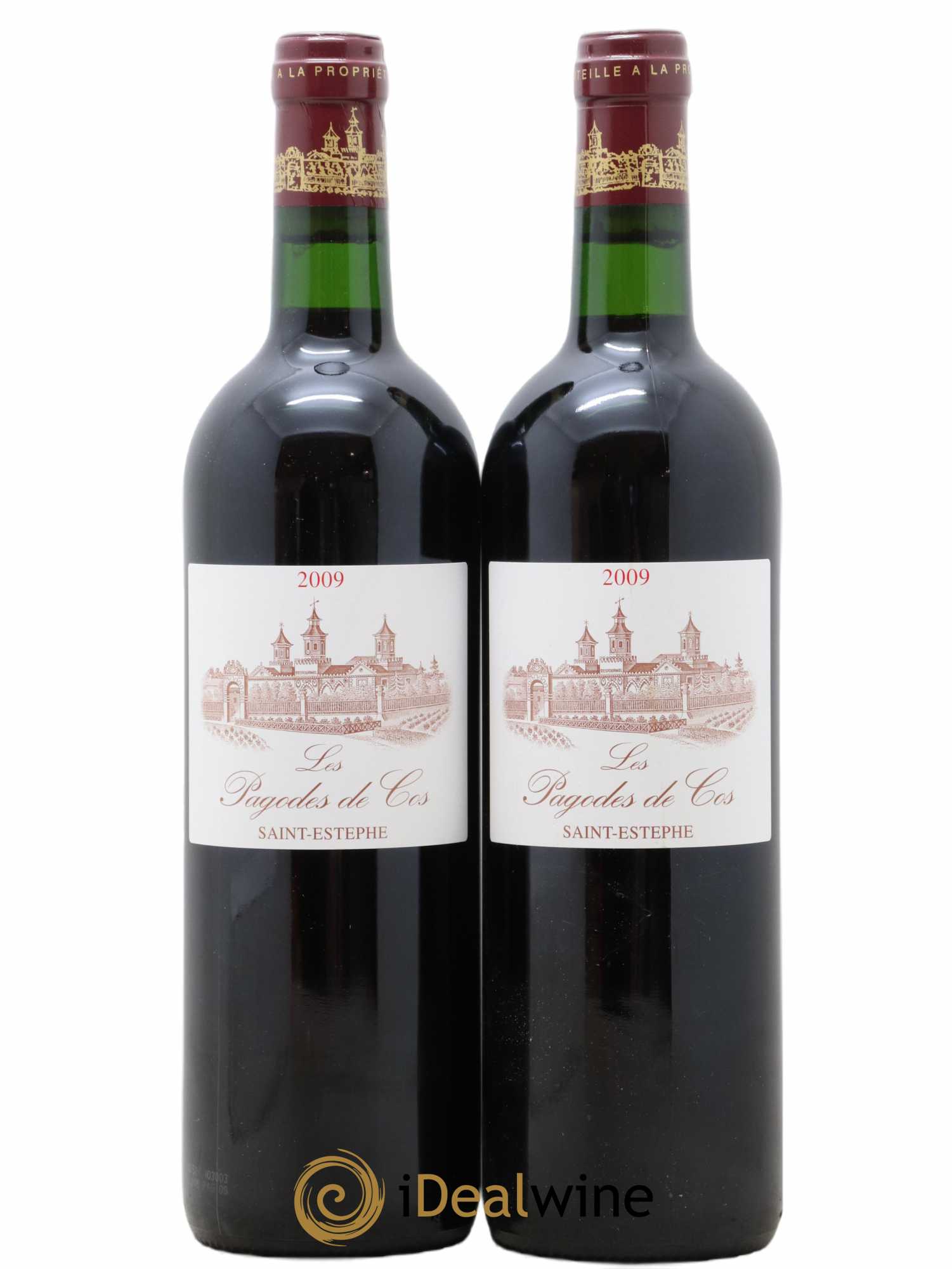 Les Pagodes de Cos Second Vin 2009 - Lot de 2 bouteilles - 0