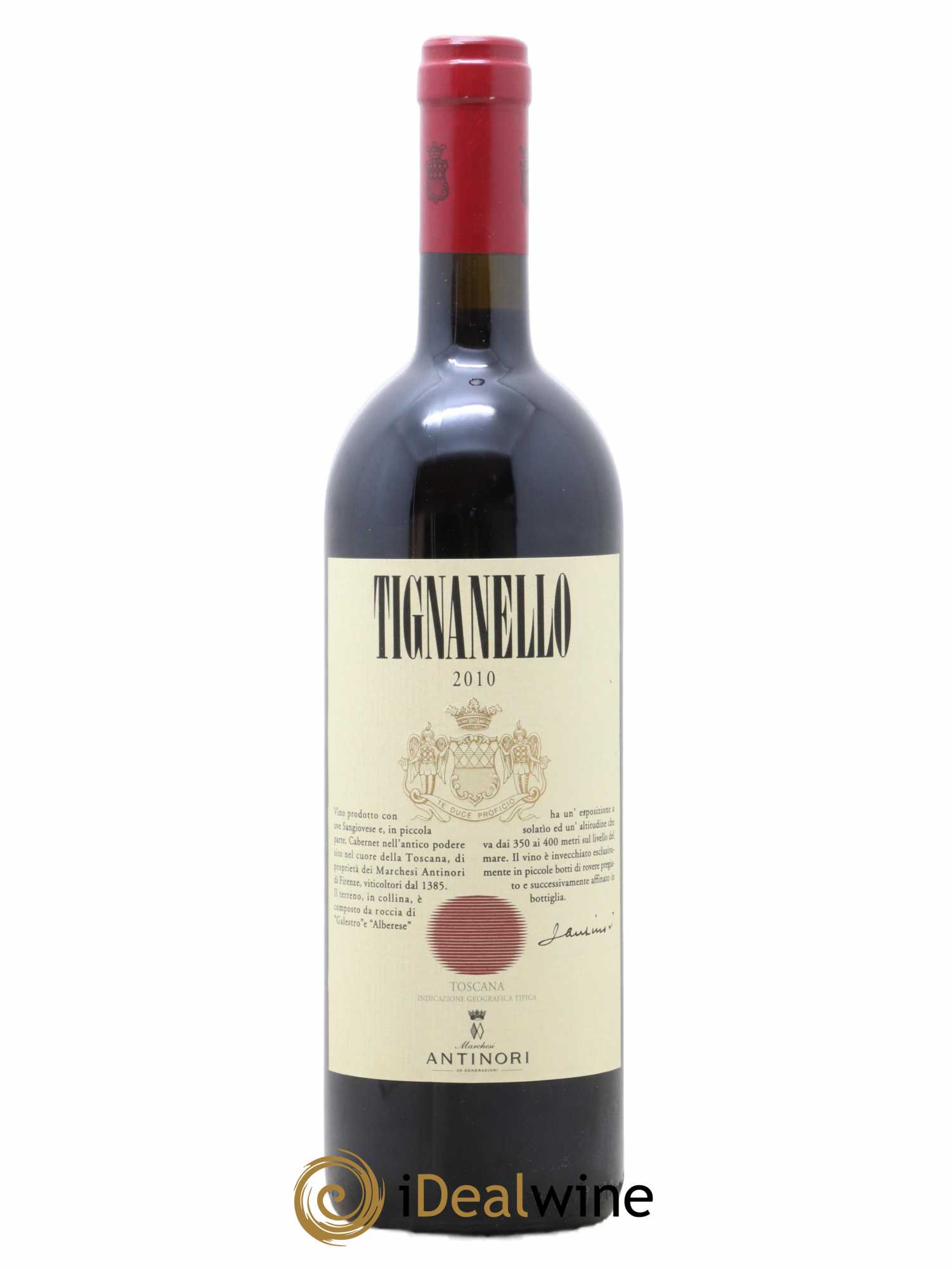 Toscana IGT Tignanello Tenuta Tignanello - Marchesi Antinori 2010 - Lot de 1 bouteille - 0
