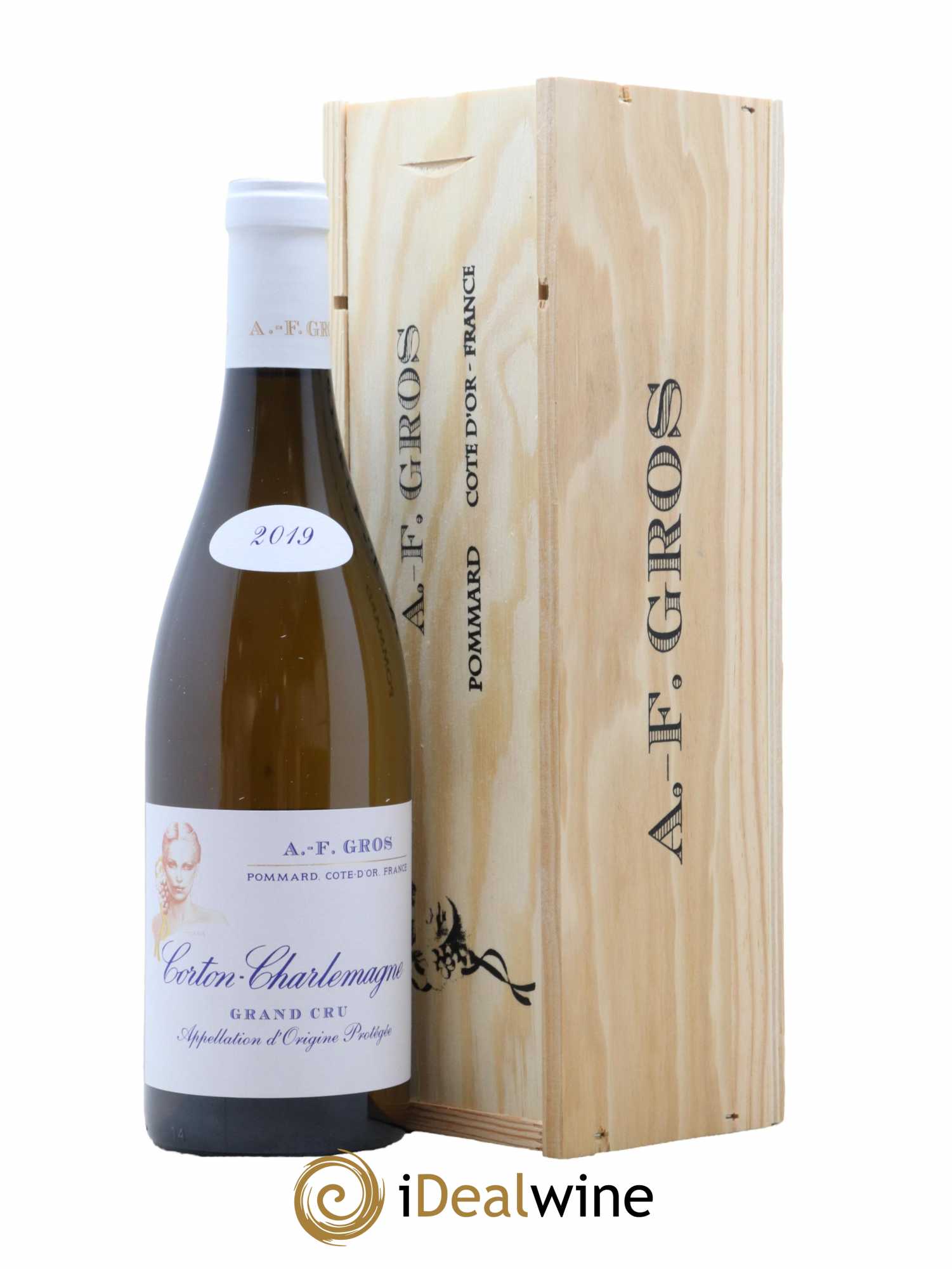 Corton-Charlemagne Grand Cru AF Gros 2019 - Lot of 1 bottle - 2