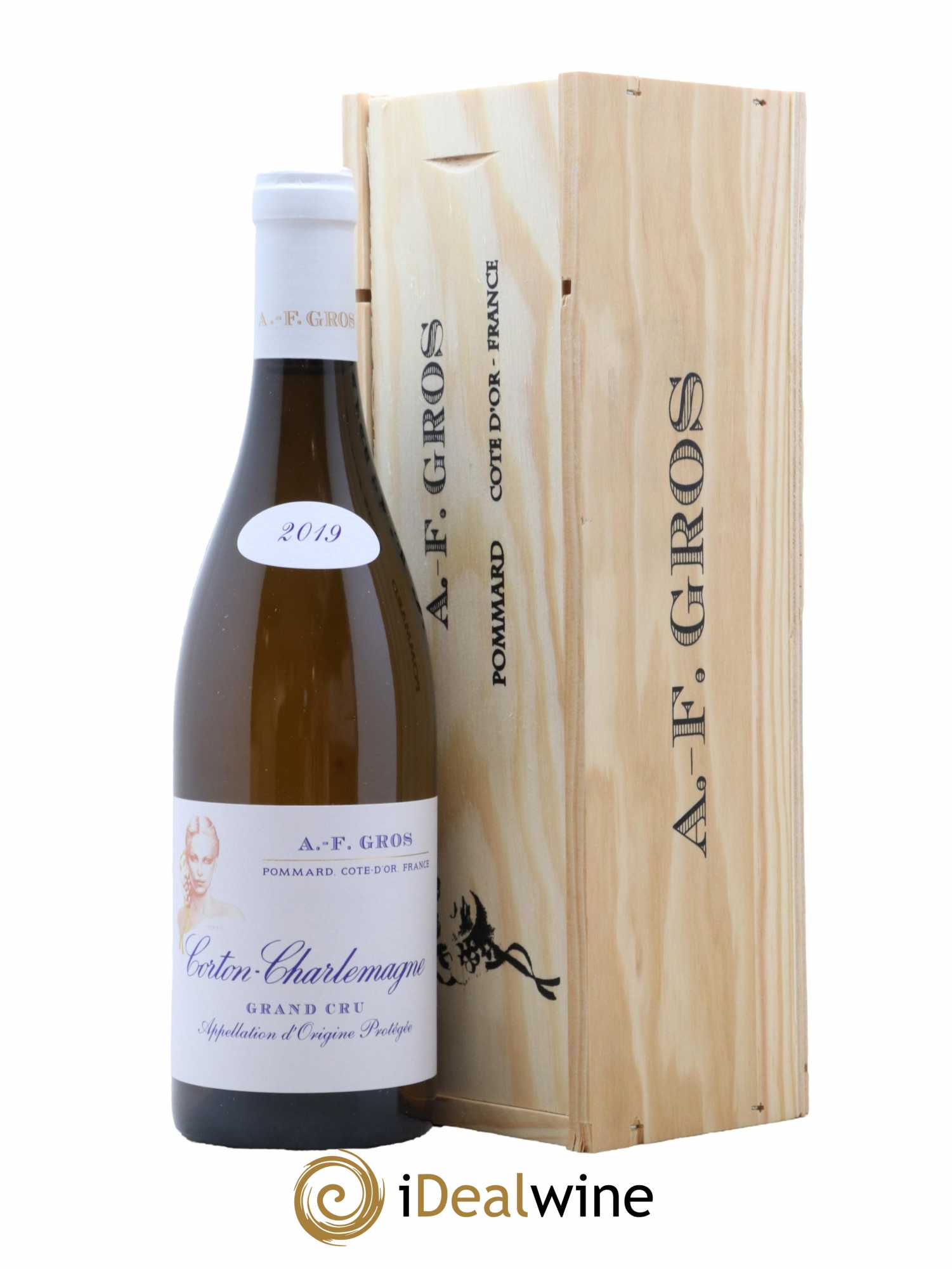 Corton-Charlemagne Grand Cru AF Gros 2019 - Lot de 1 bouteille - 2