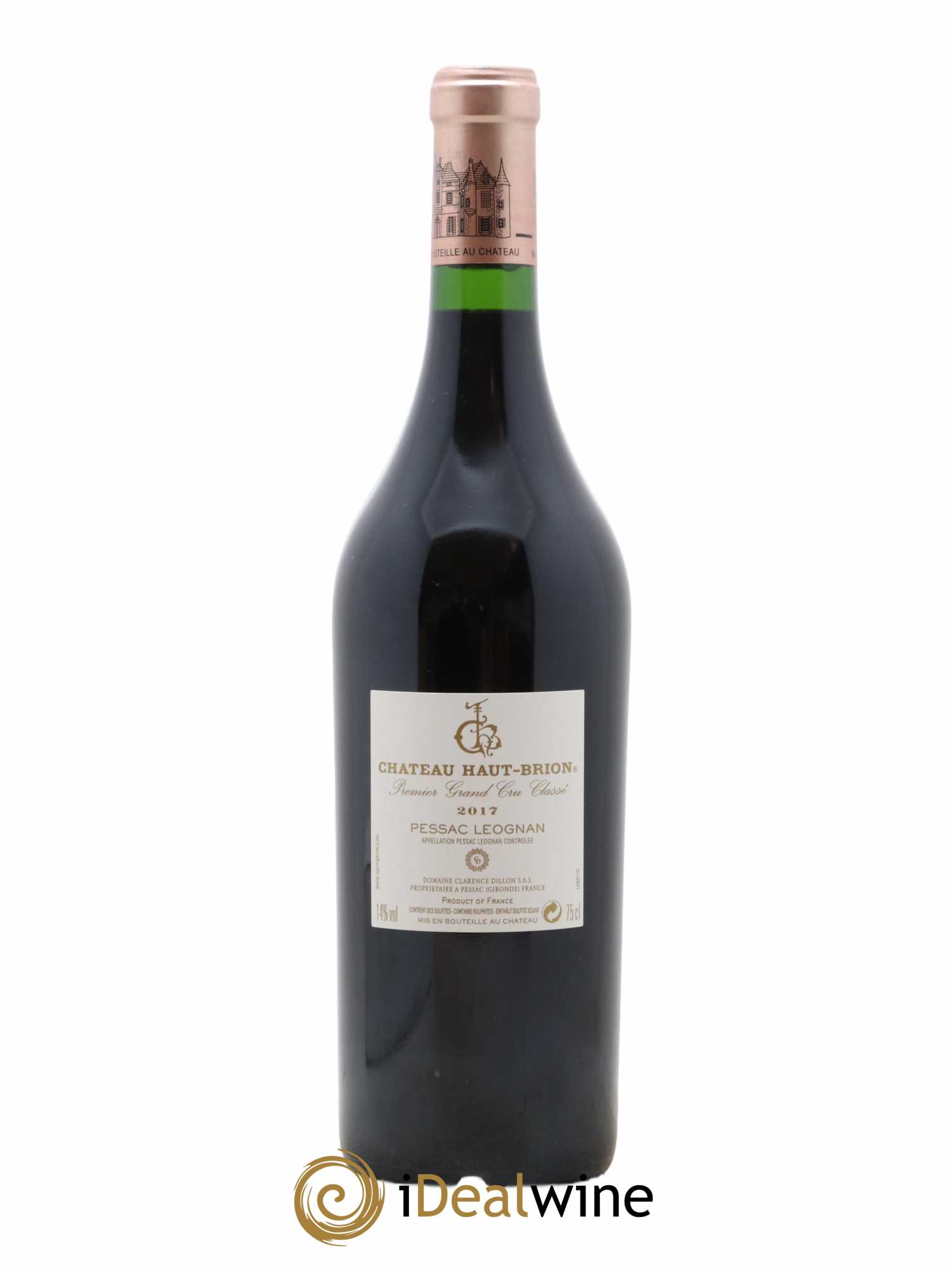 Château Haut Brion 1er Grand Cru Classé 2017 - Lot de 1 bouteille - 1