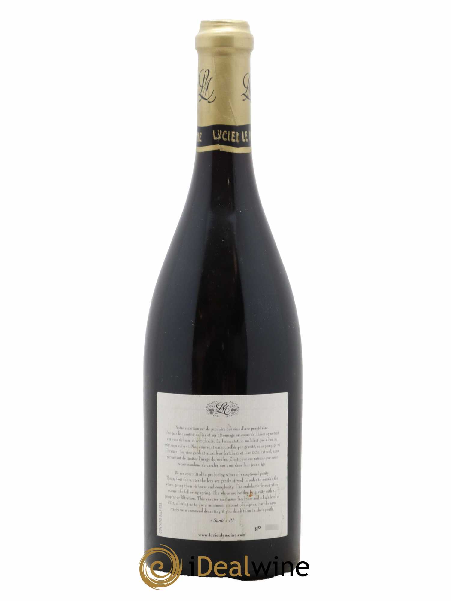 Chambolle-Musigny 1er Cru Les Amoureuses Lucien Le Moine 2010 - Lot de 1 bouteille - 1