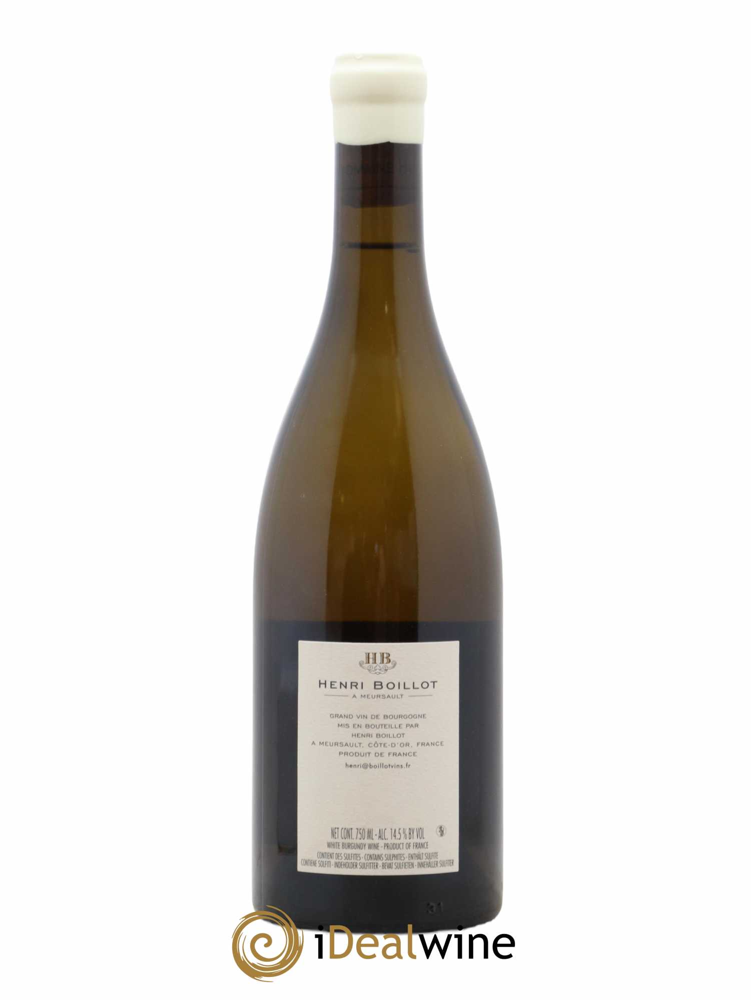 Puligny-Montrachet 1er Cru Clos de la Mouchère Henri Boillot (Domaine) 2019 - Lot de 1 bouteille - 1